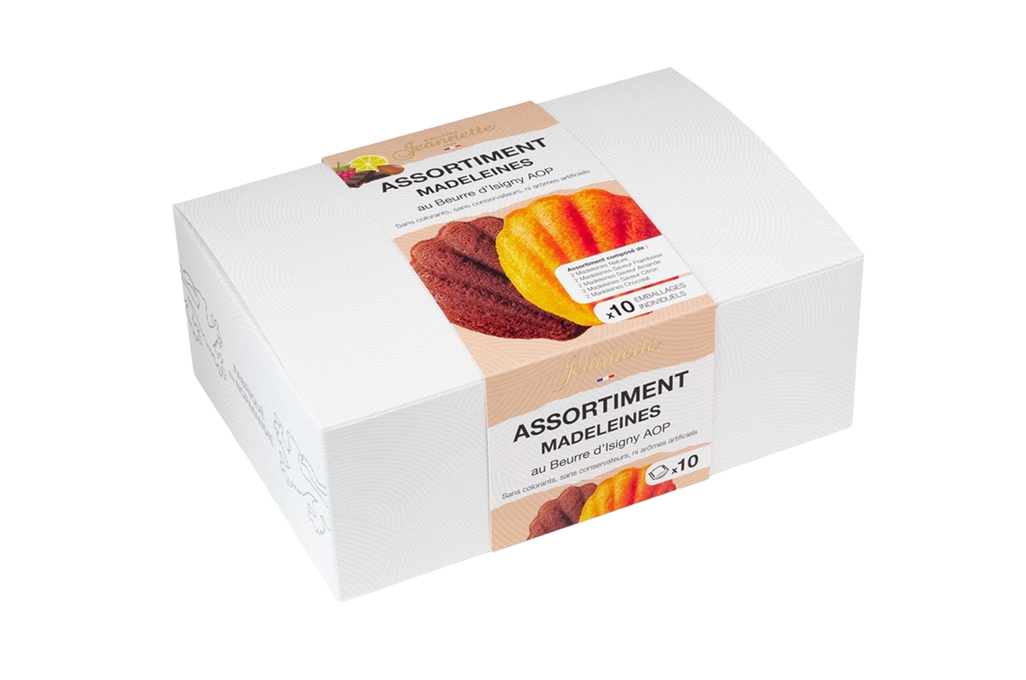 Assortiment de Madeleines | Boîte Blanche 250g