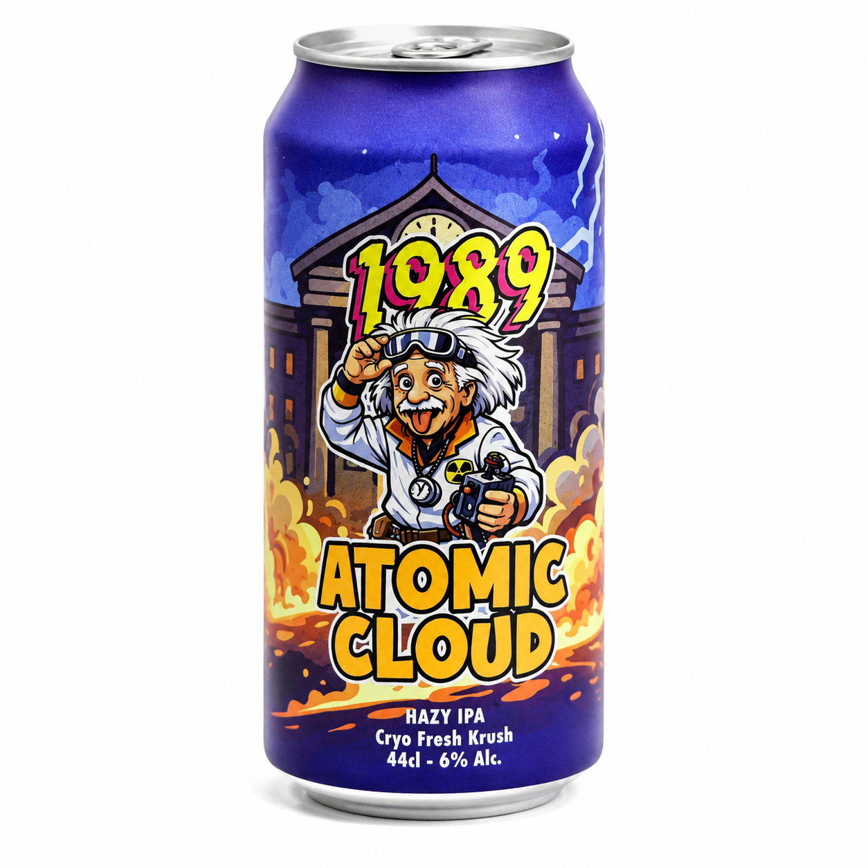 Bière Canette Atomic Cloud 44 cl - 1989