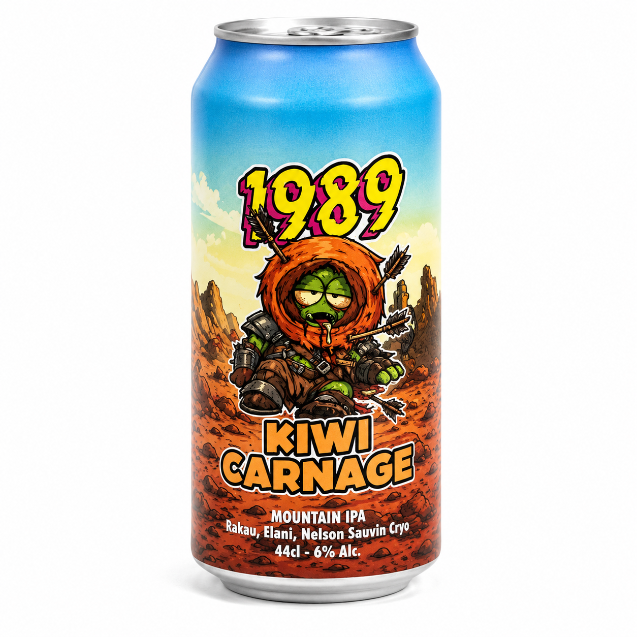 Bière Canette Kiwi Carnage 44 cl - 1989