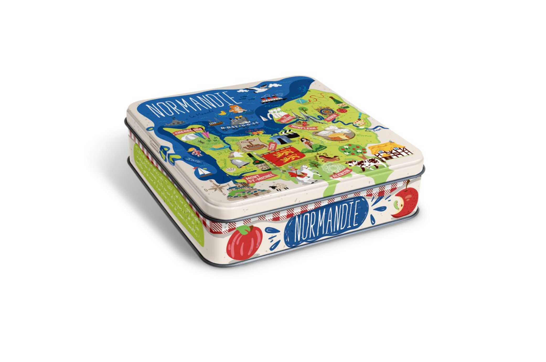 Boîte Sablés CARTE NORMANDIE 150G