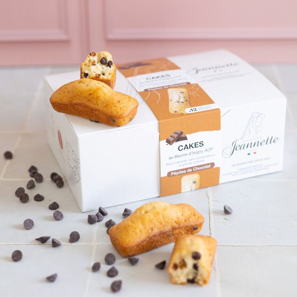 Cakes Pépites de Chocolat | Boîte Blanche 300g