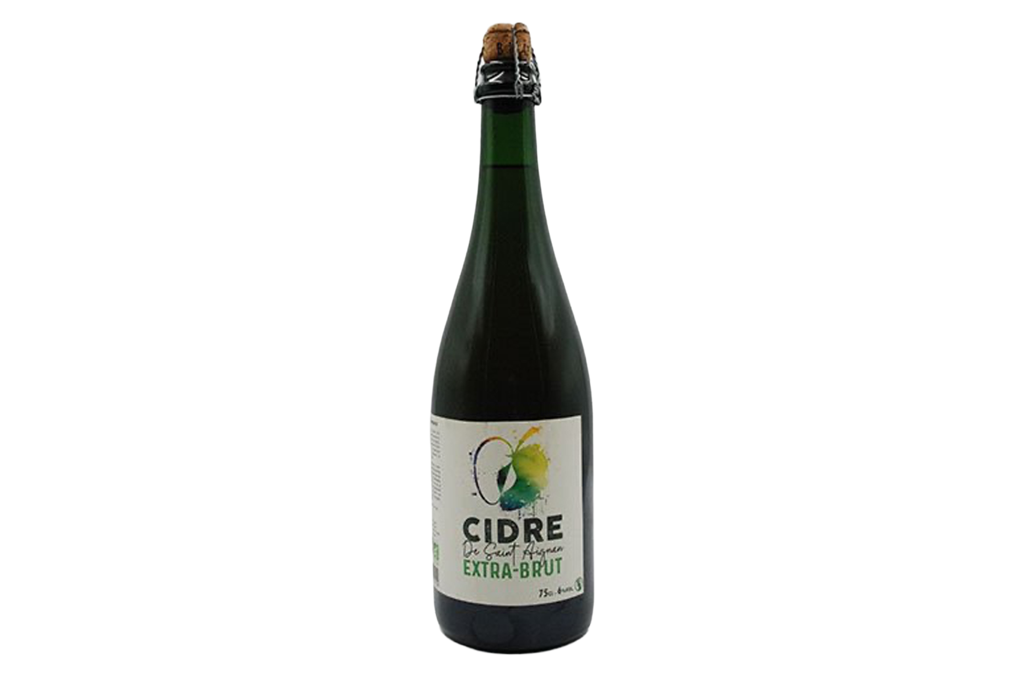 Cidre Fermier BIO Extra Brut – 75 cl – Cidrerie de Saint-Aignan-sur-Ry
