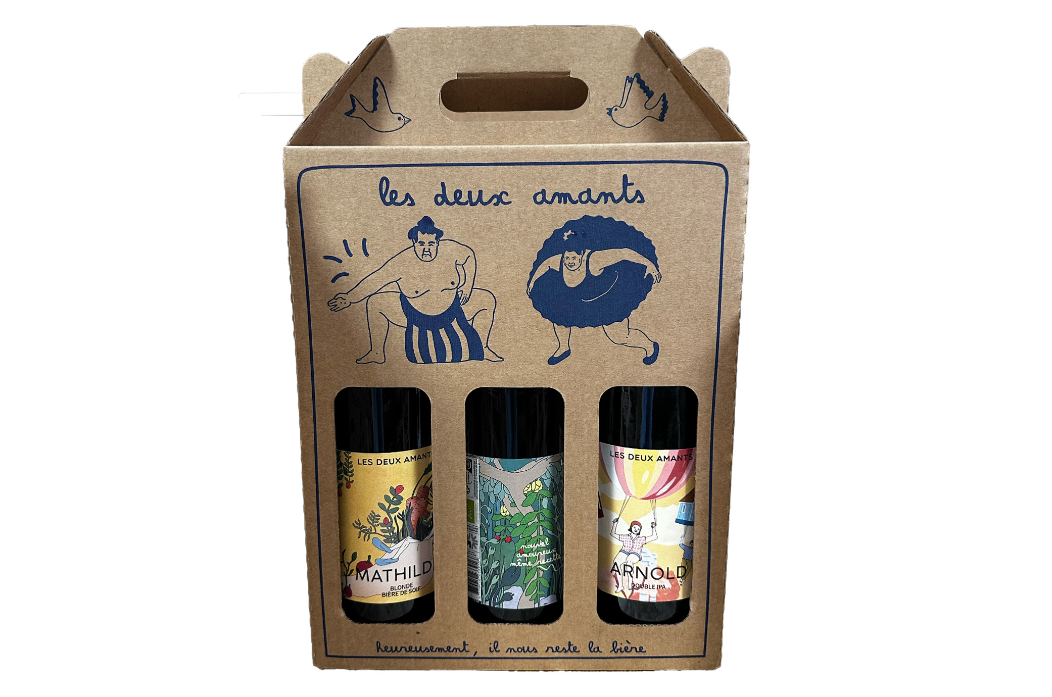 Coffret bières 3x75cl - LES DEUX AMANTS