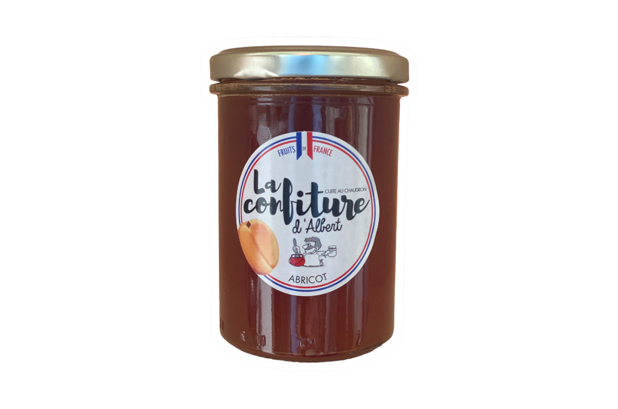 Confiture BIO Confiture bio d'Abricot du Roussillon 230g (Les confitures d'Albert)