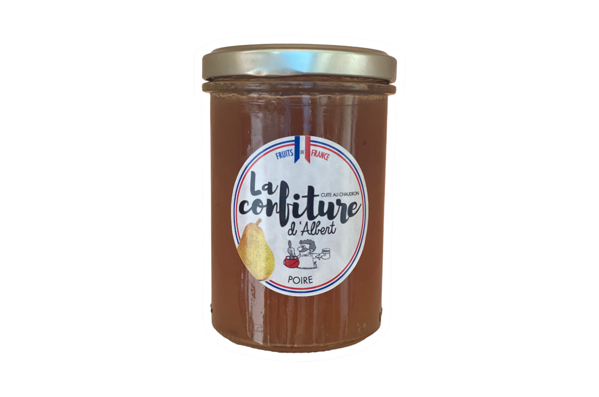 Confiture BIO de poire 230g (Les confitures d'Albert)