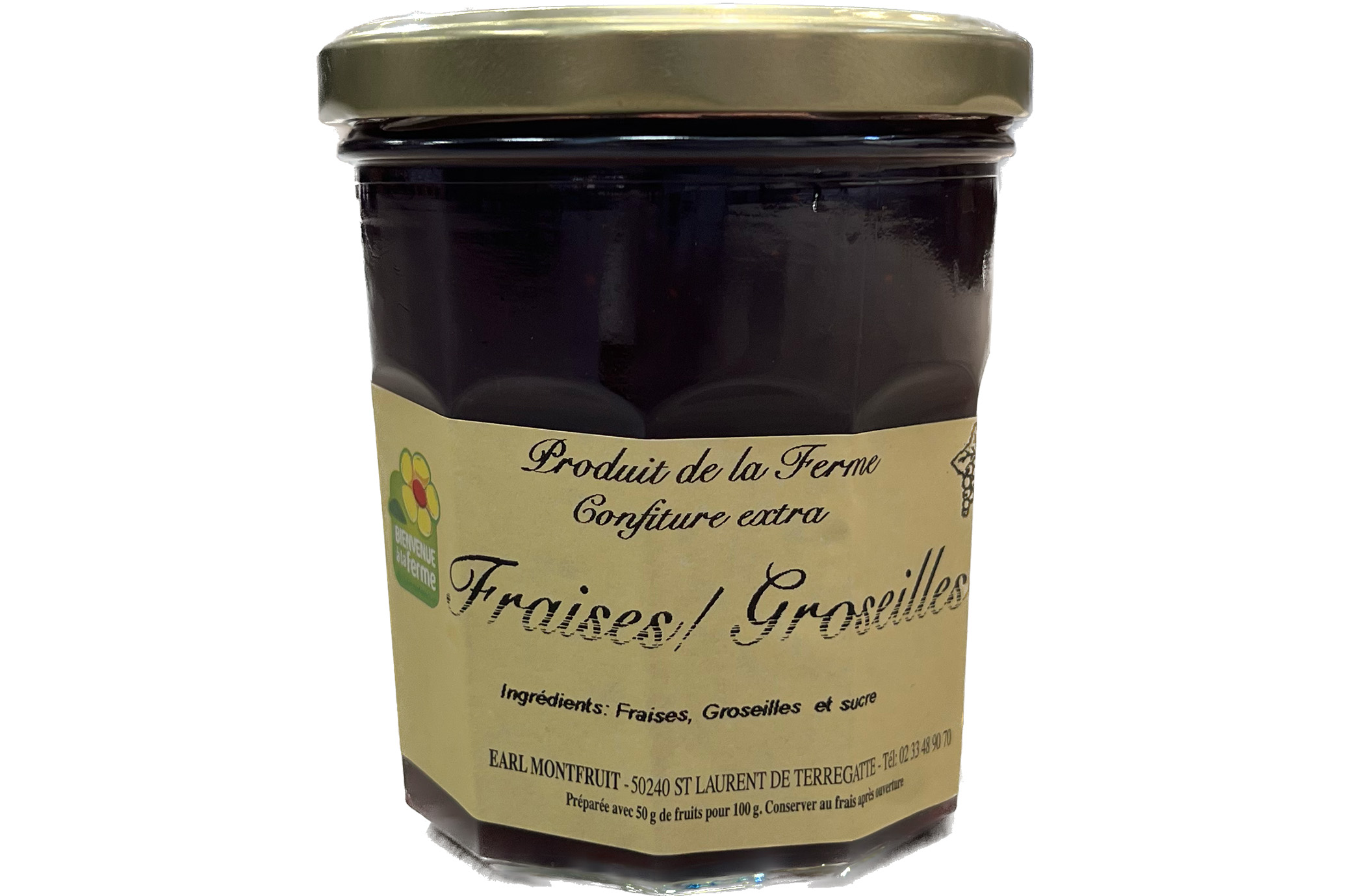 Confiture MONFRUIT Groseilles 360g