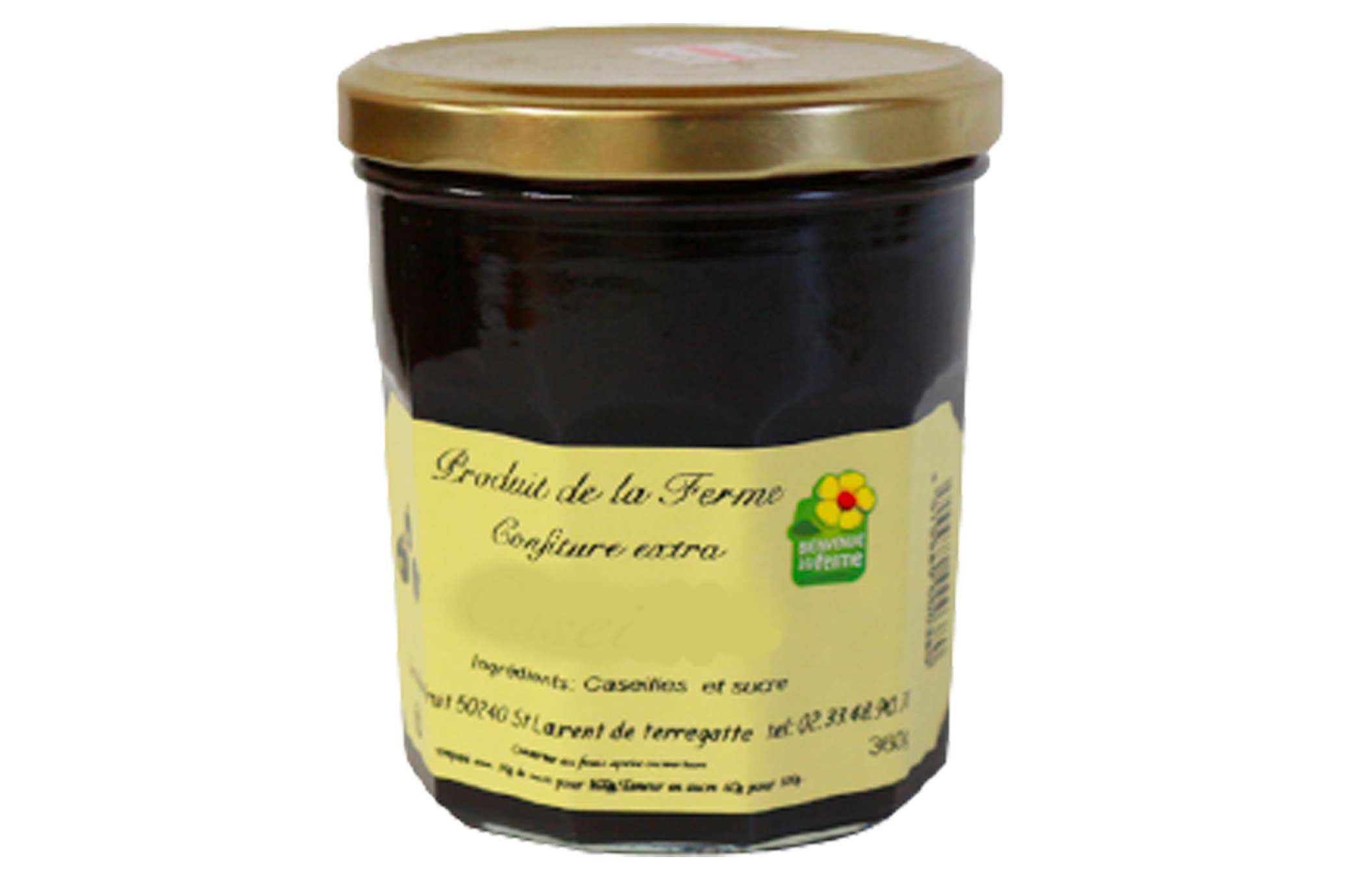 Confiture MONFRUIT Rhubarbes Fraises 360g