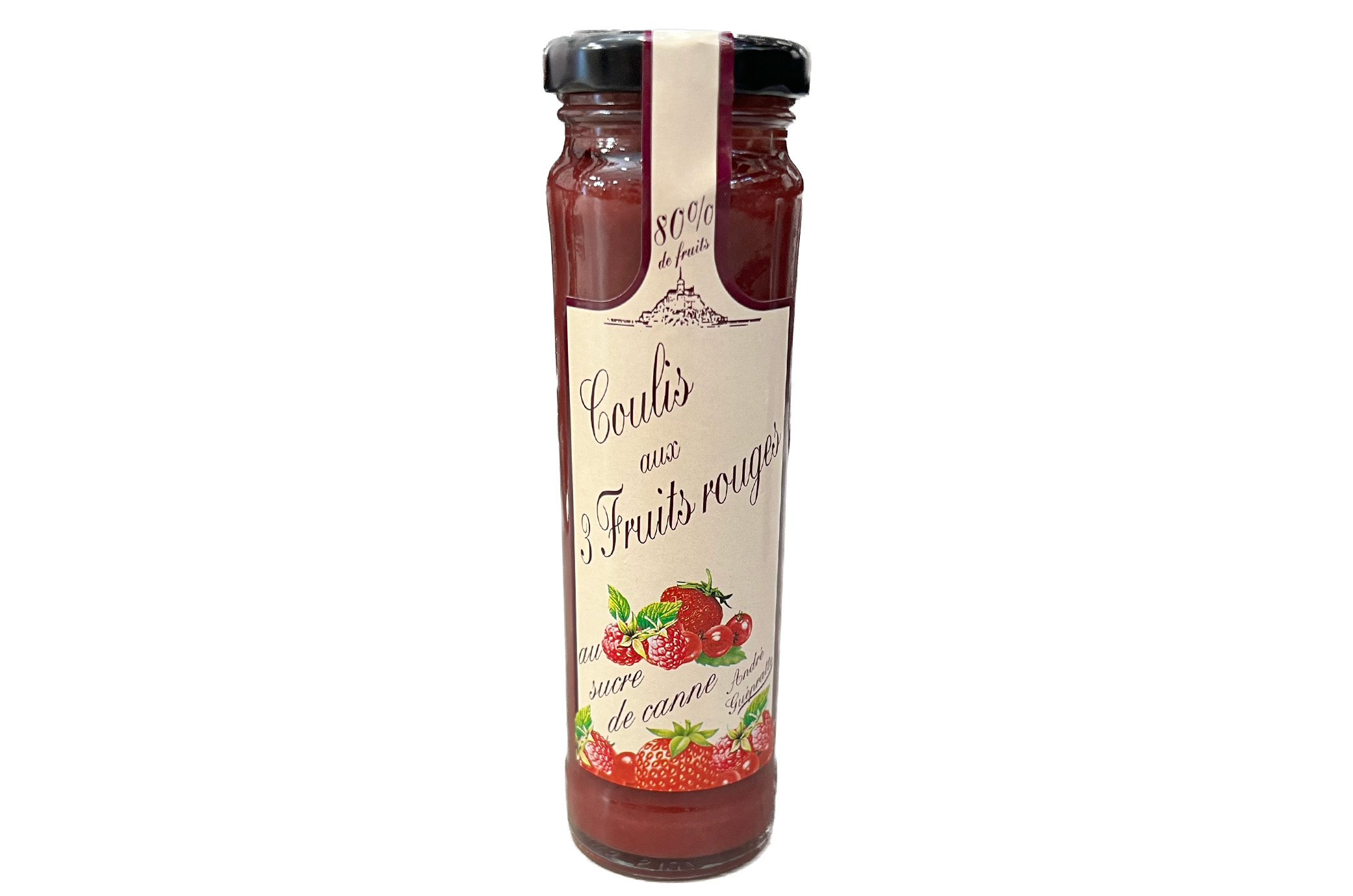 Coulis 3 fruits rouges GUEPRATTE 160g