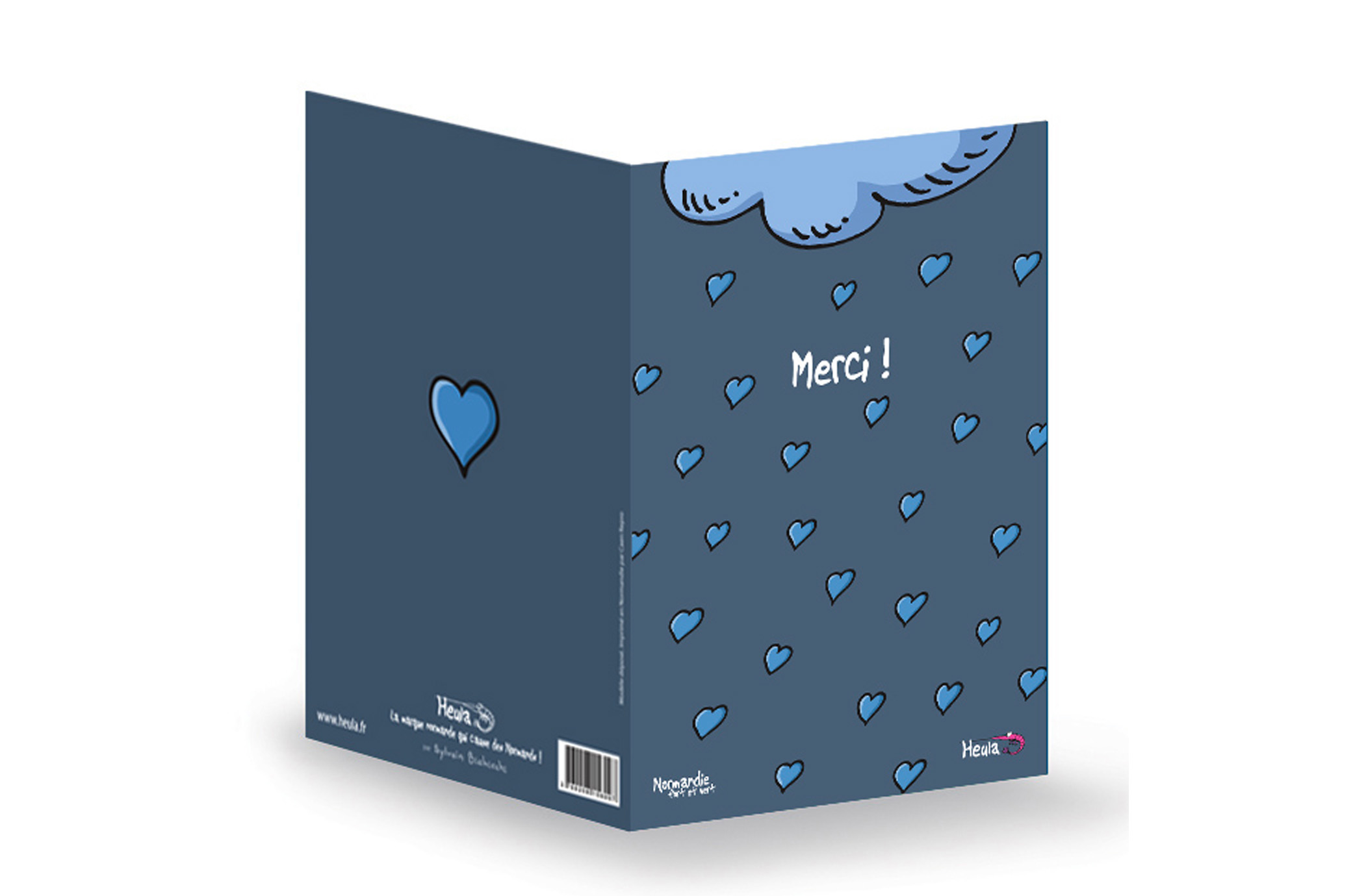 CP Souhait Merci avec enveloppe