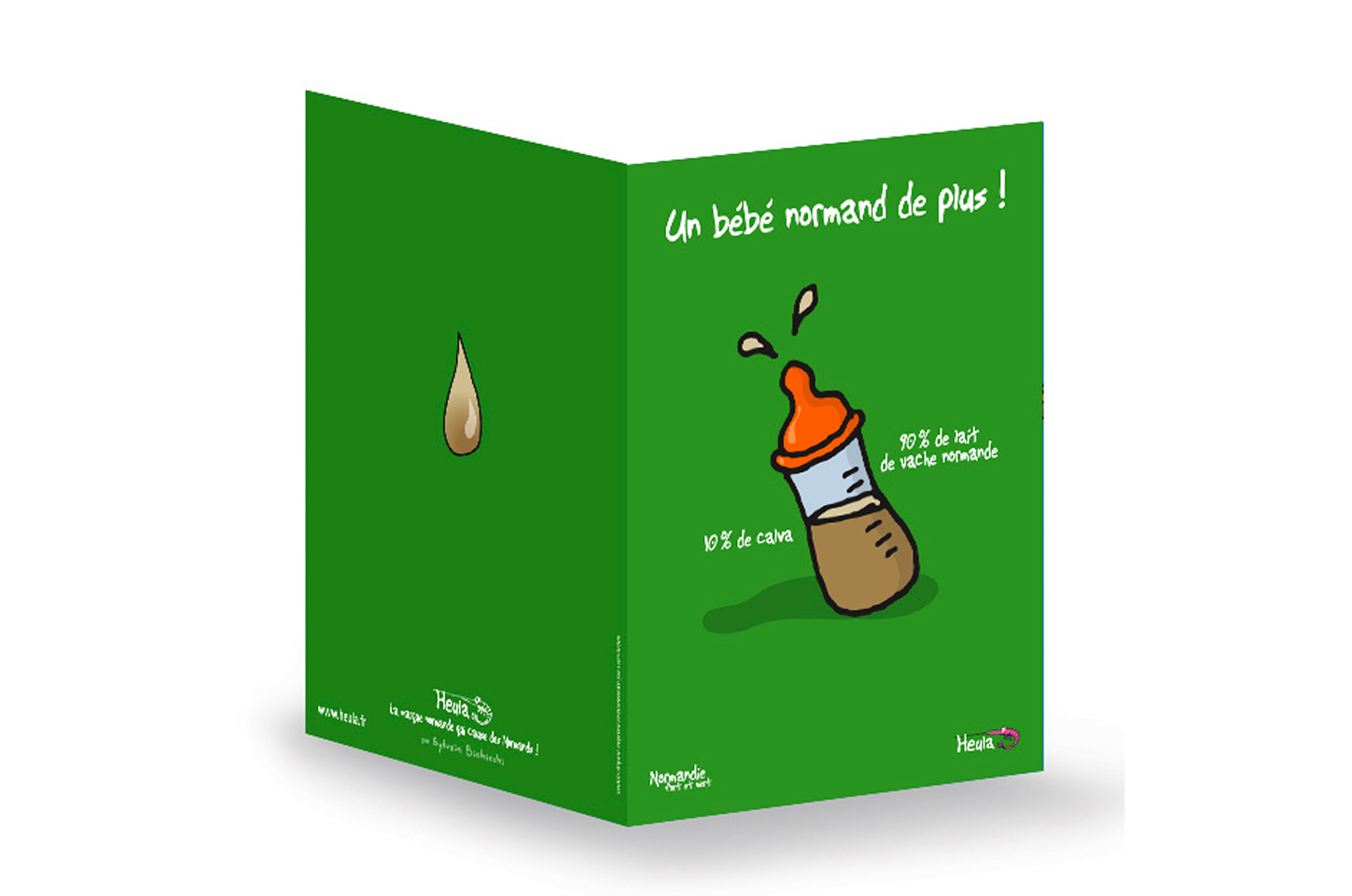 CP souhait Naissance COCKTAIL avec enveloppe