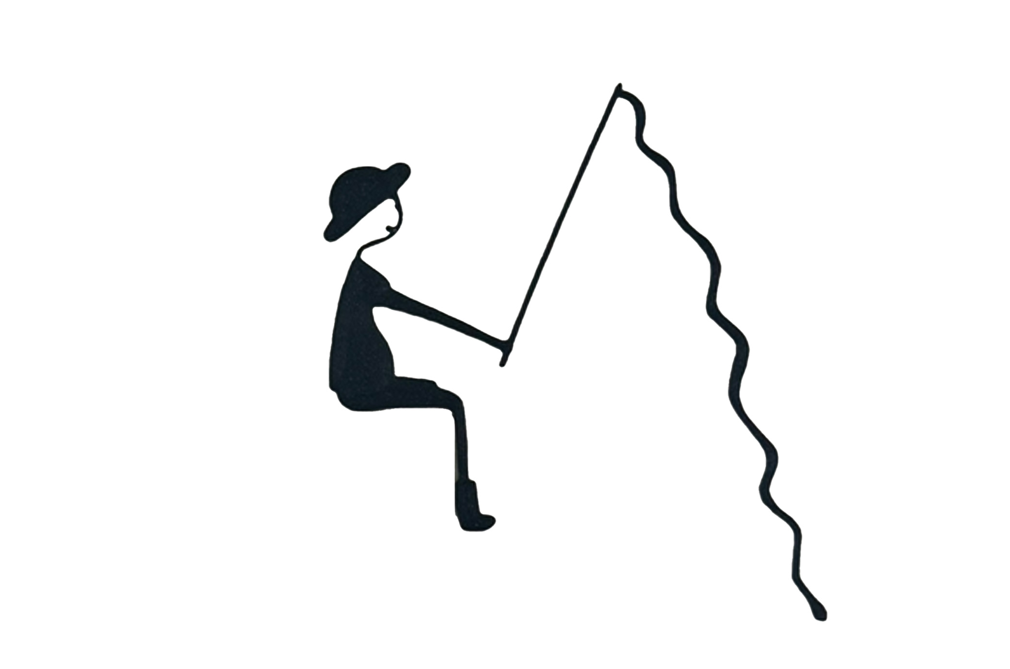 Décorations murales - Petit pêcheur enrobé