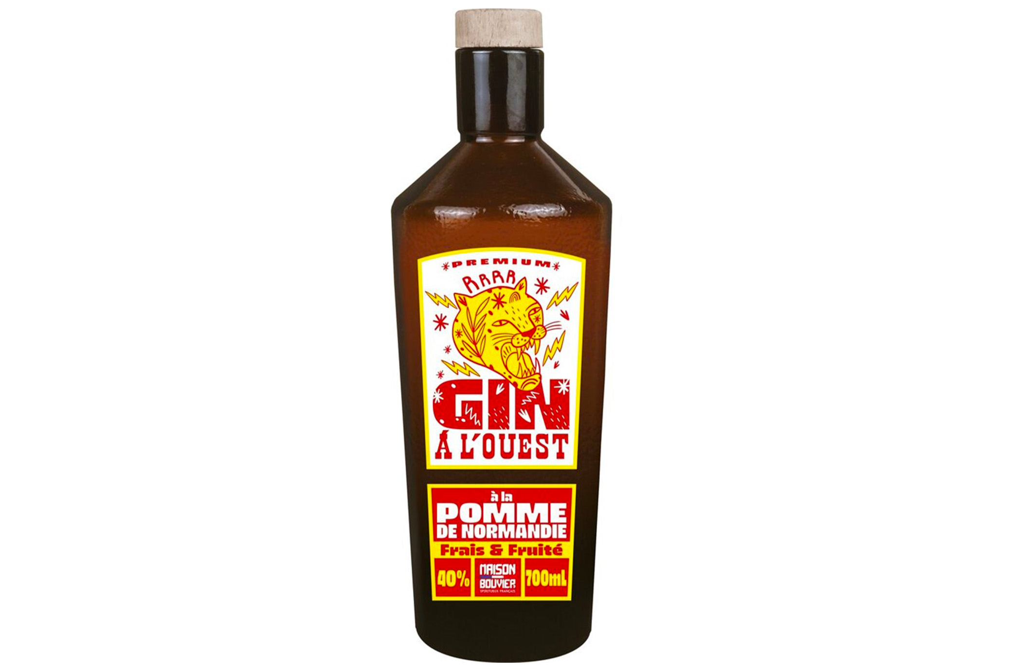 Gin A l'Ouest - A la pomme de Normandie - 70 cl