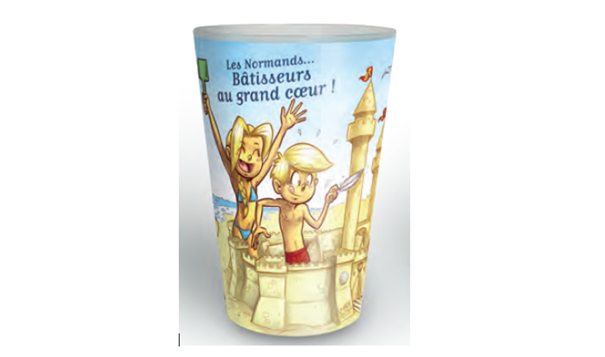 GOBELET Les P’tits Normands à la plage