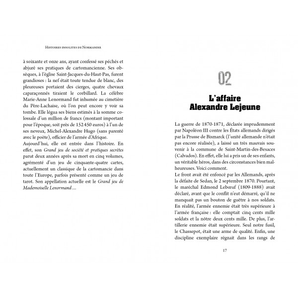 Histoires insolites de Normandie