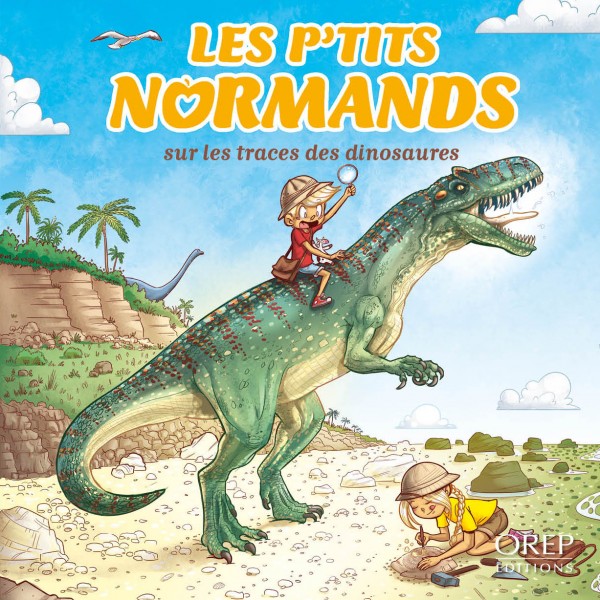 JEUNESSE -  Les P'tits Normands sur les traces des dinosaures