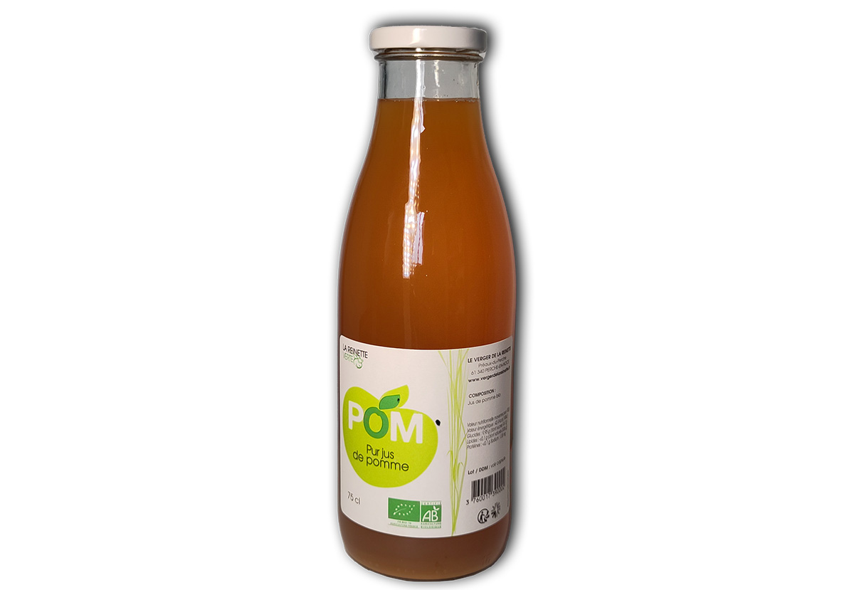 JUS DE POMME BIO 75cl