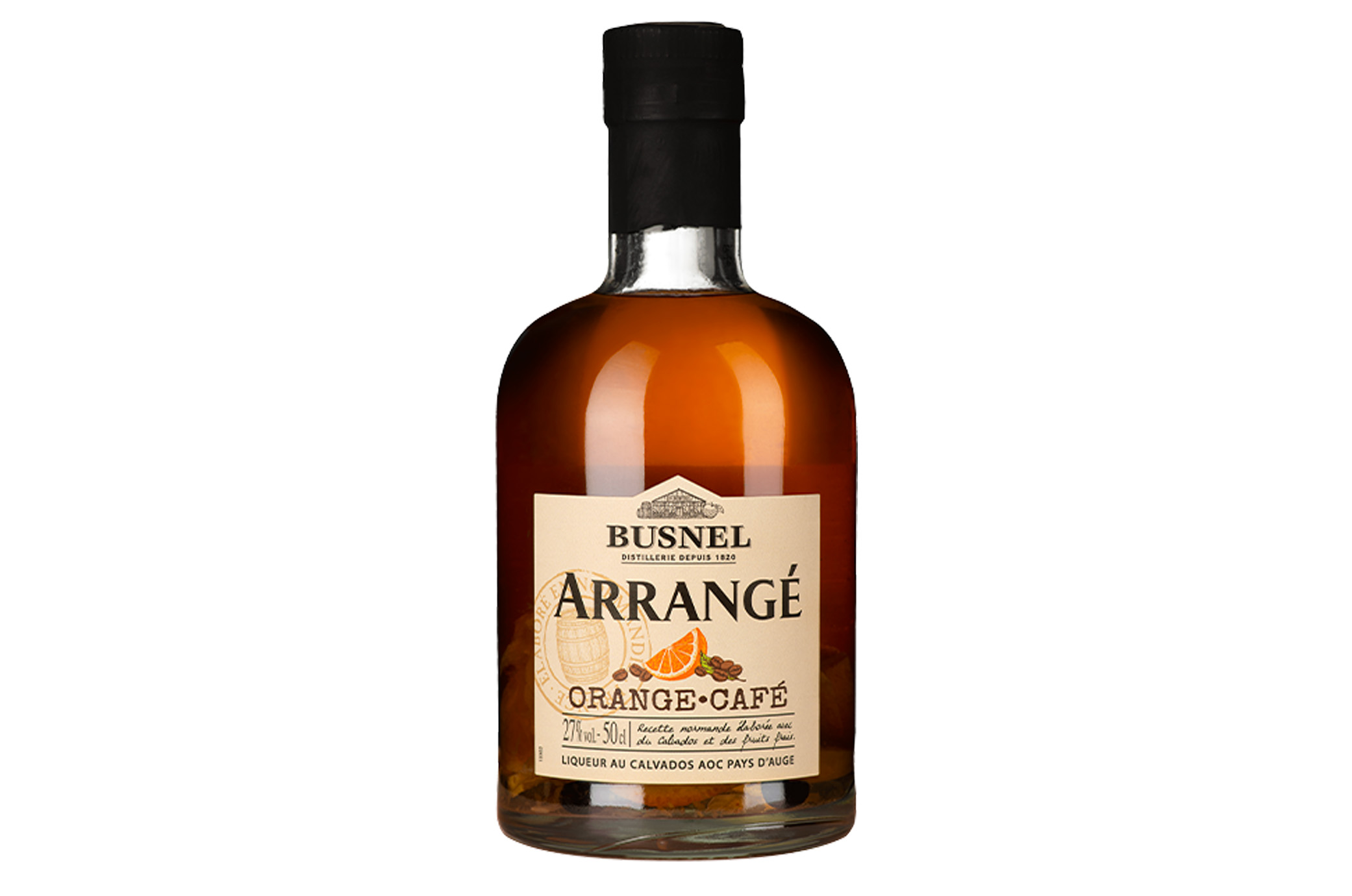 🍊☕ Liqueur au Calvados Arrangé Orange & Café – Busnel