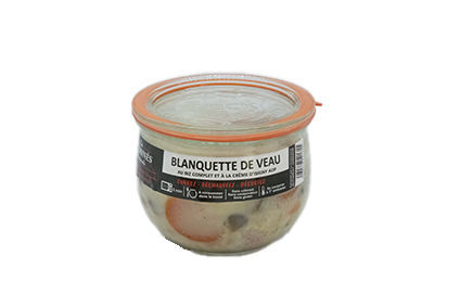 MITONNES - Blanquette de veau au riz complet et à la crème d’isigny AOP 375 G