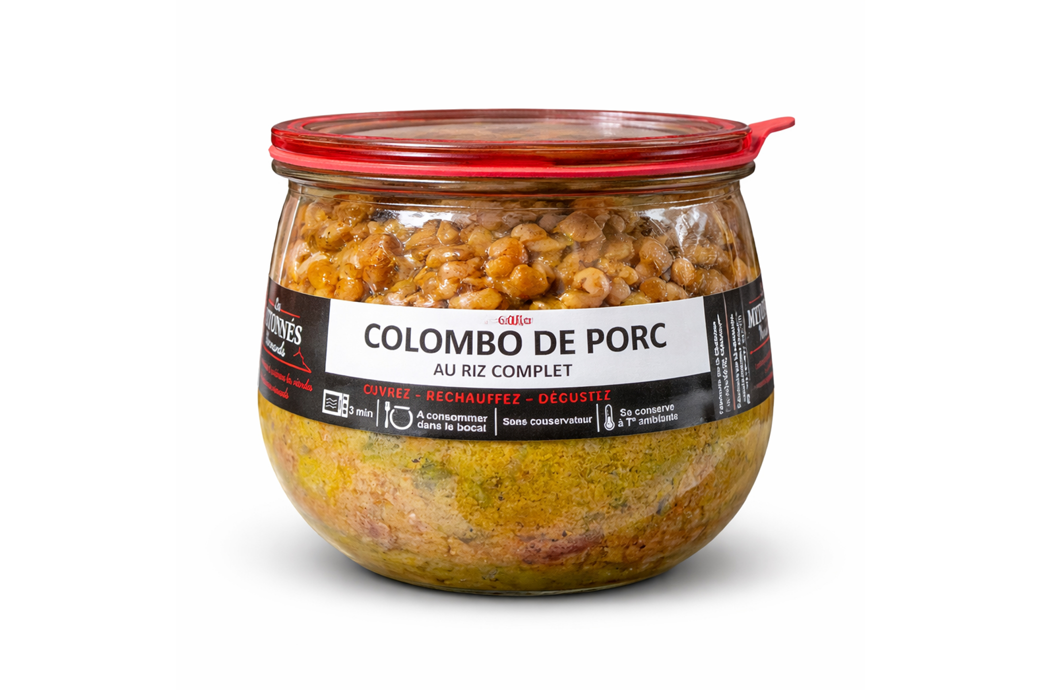 MITONNES - Colombo porc au riz complet 375g