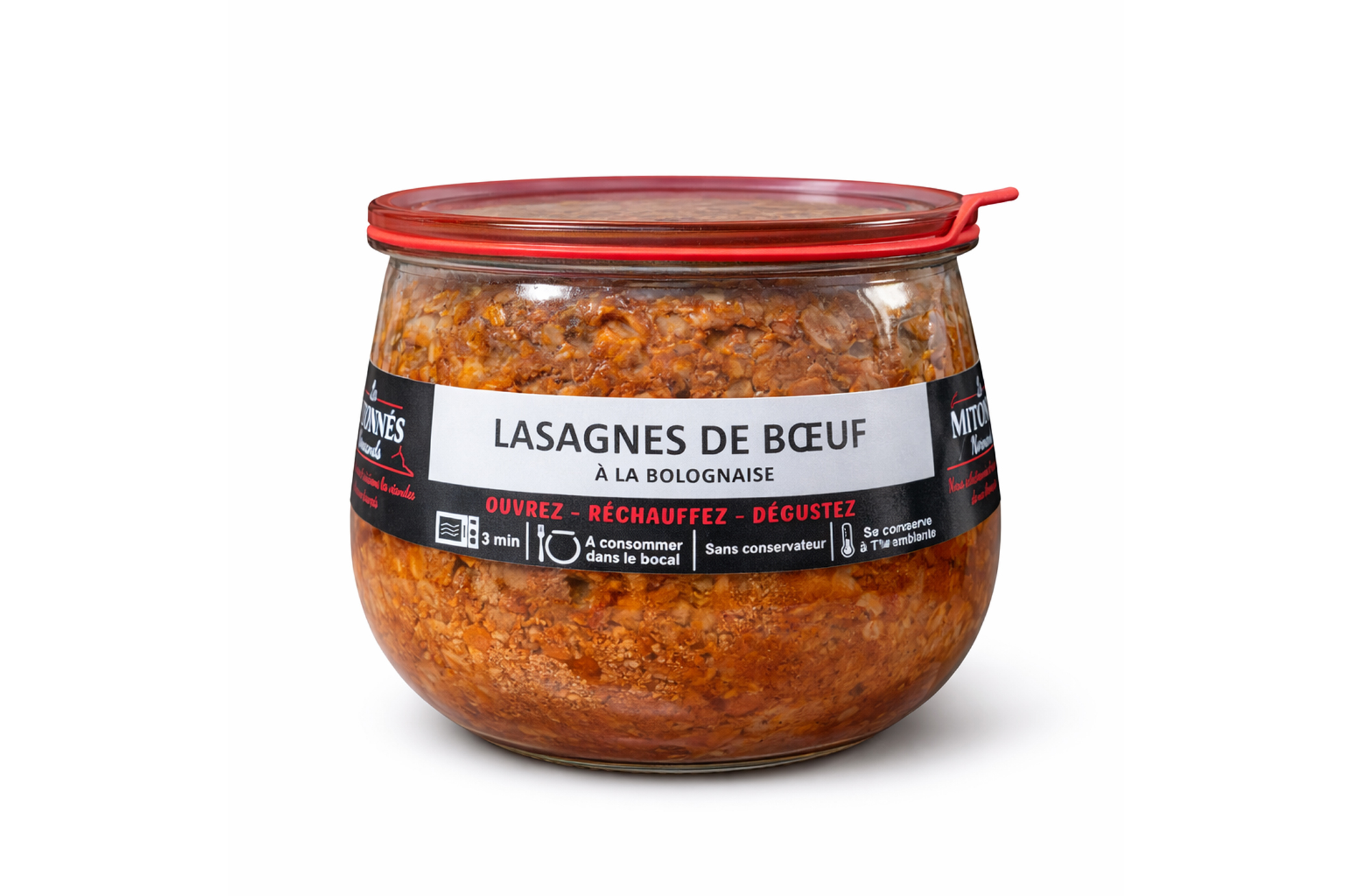 MITONNES - Lasagnes de boeuf à la bolognaise 375g