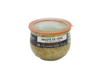 MITONNES - Mijoté de porc au riz complet et au curry 375g