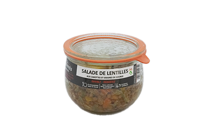 MITONNES - Salade de lentilles aux carottes et graines de courge 350g