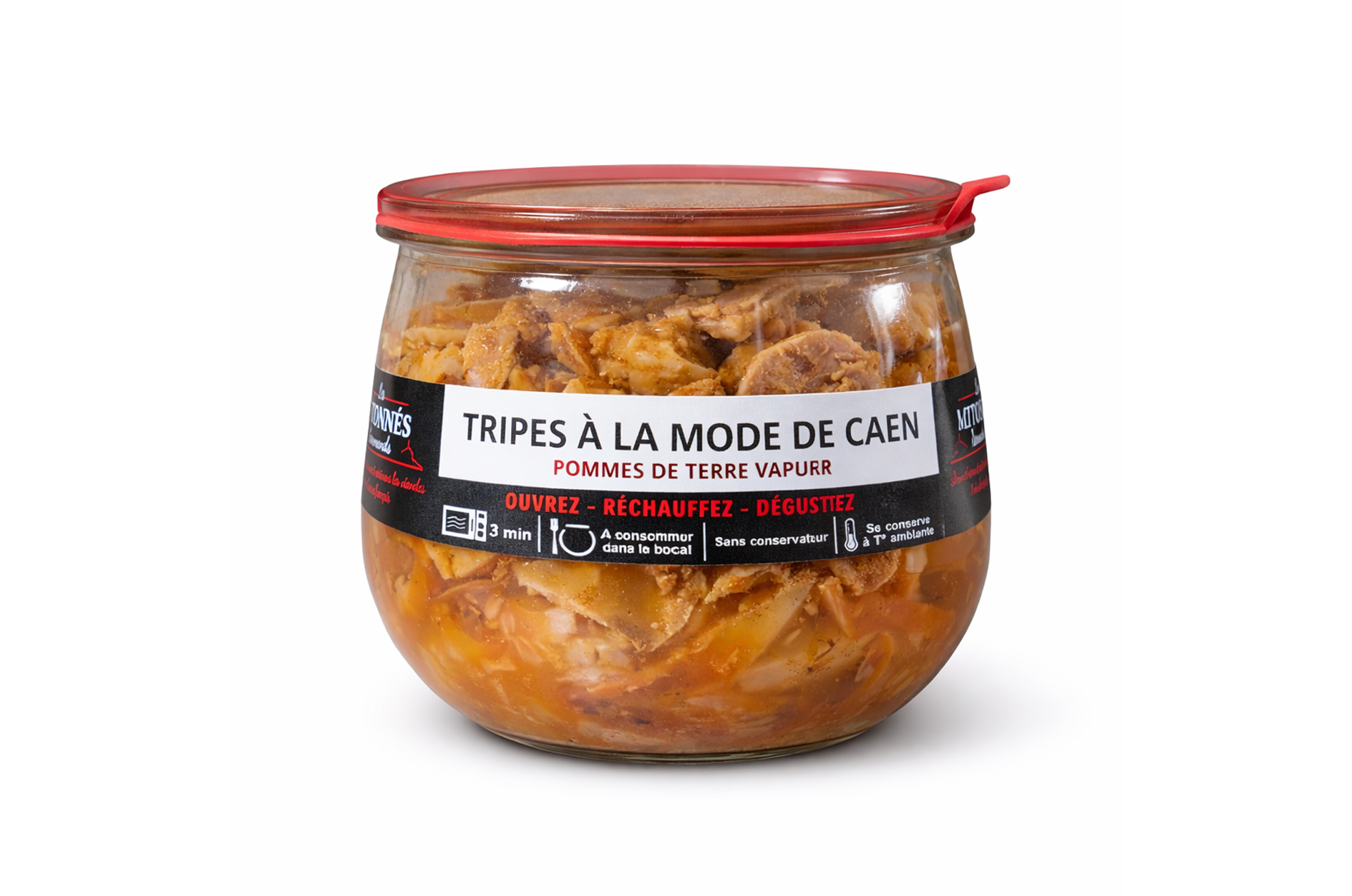MITONNES - Tripes à la mode de caen et pommes de terre vapeur 375g