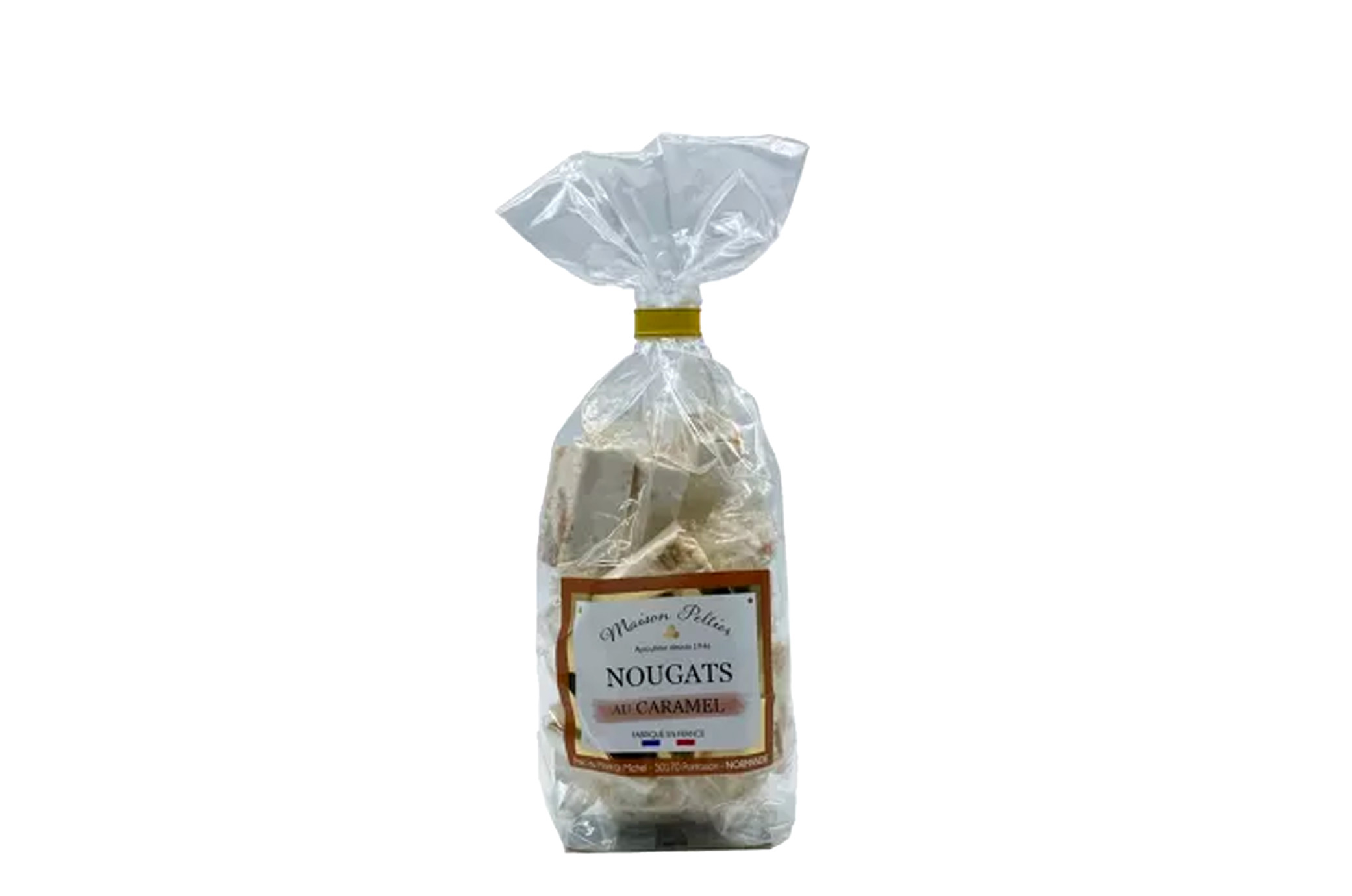 Nougat au caramel 100g (papillotes)