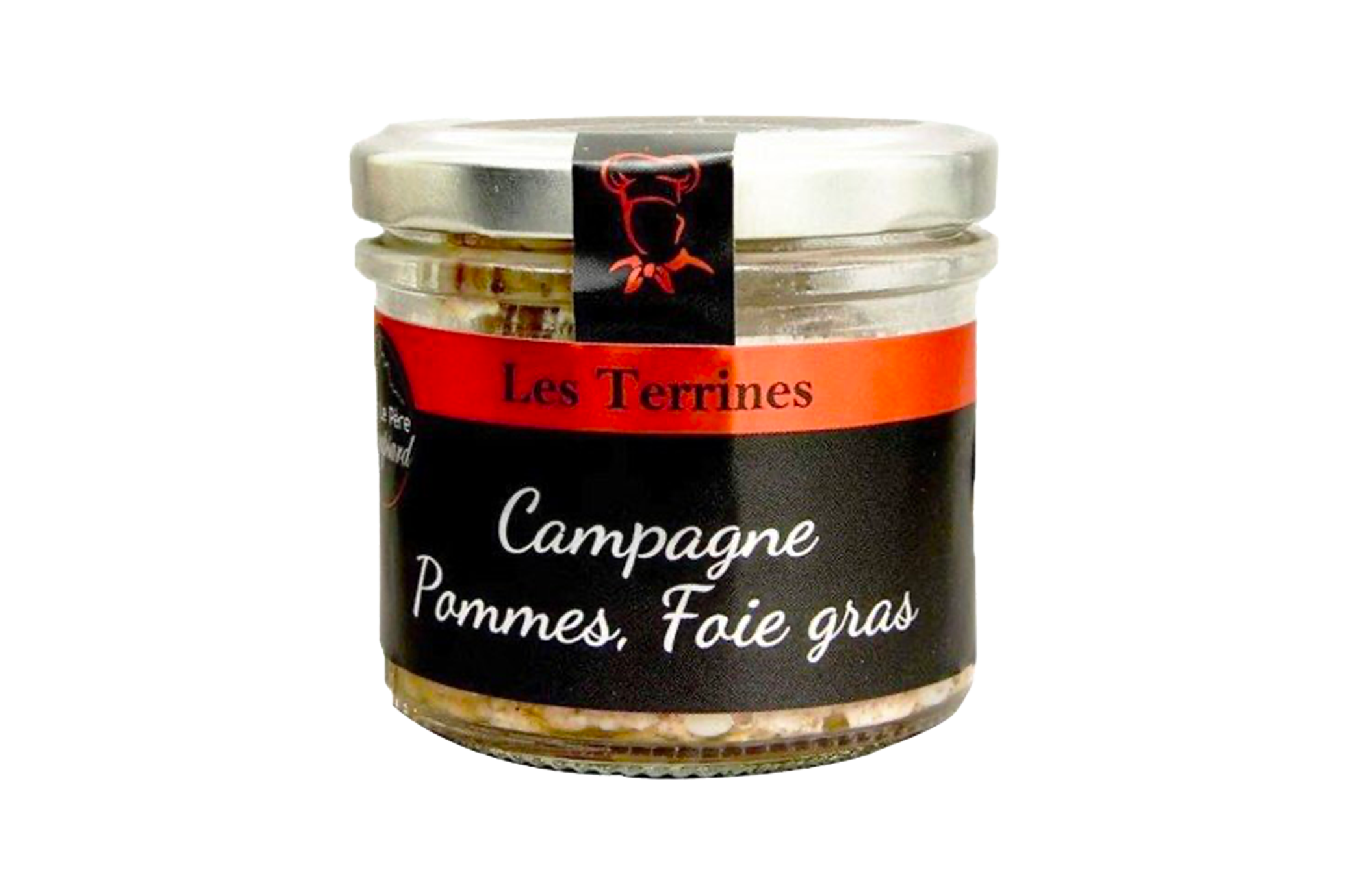 Pâté de campagne pommes foie gras Père Roupsard 90G