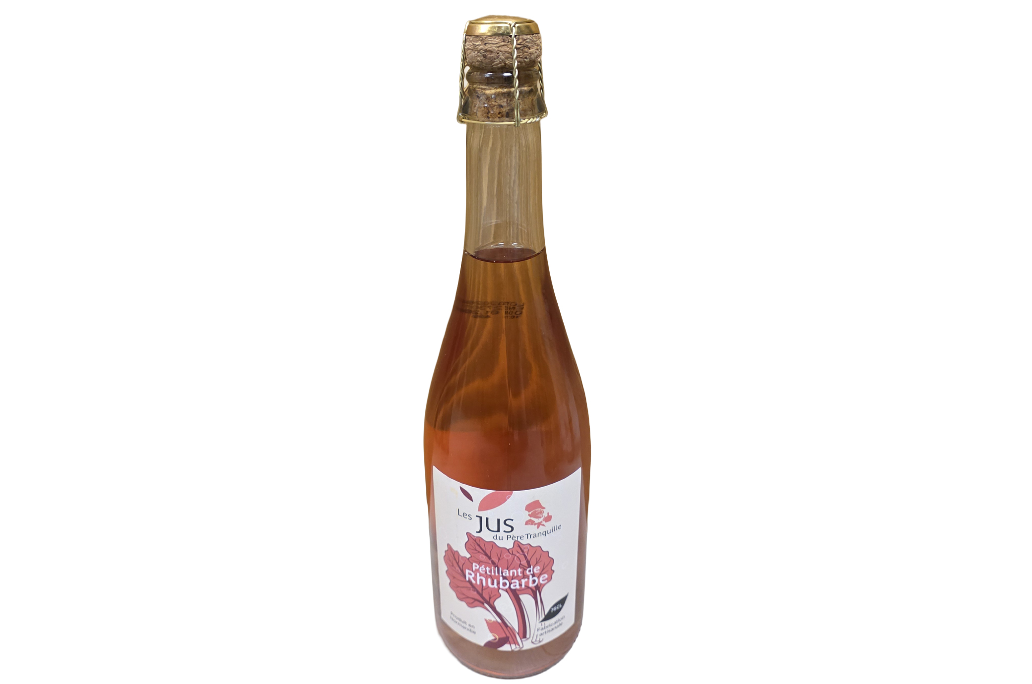 🌿🍓 Pétillant de Rhubarbe  75cl – Fraîcheur végétale et acidulée (Maison du père tranquille)