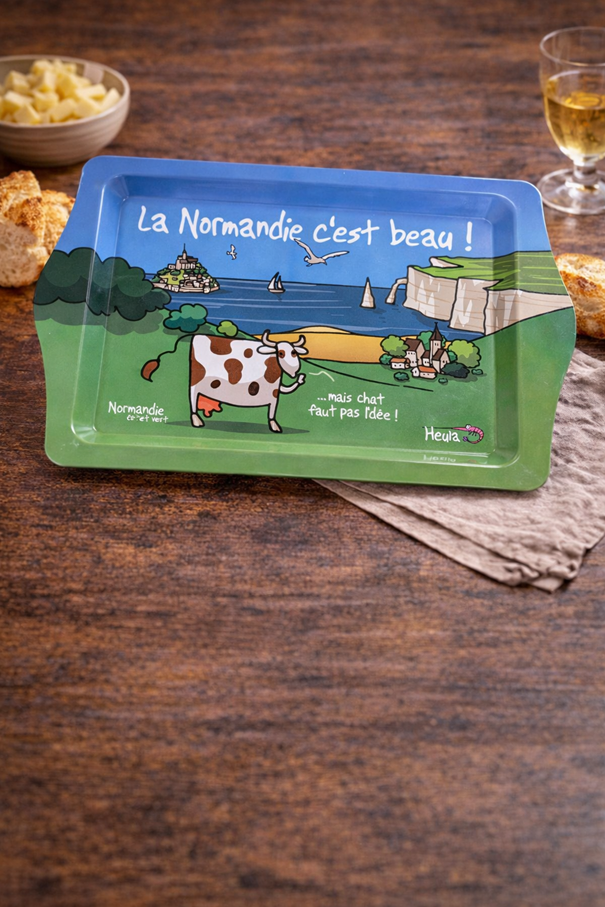 🌿🌊 Plateau métal “La Normandie c’est beau !” – Paysage iconique et charme régional