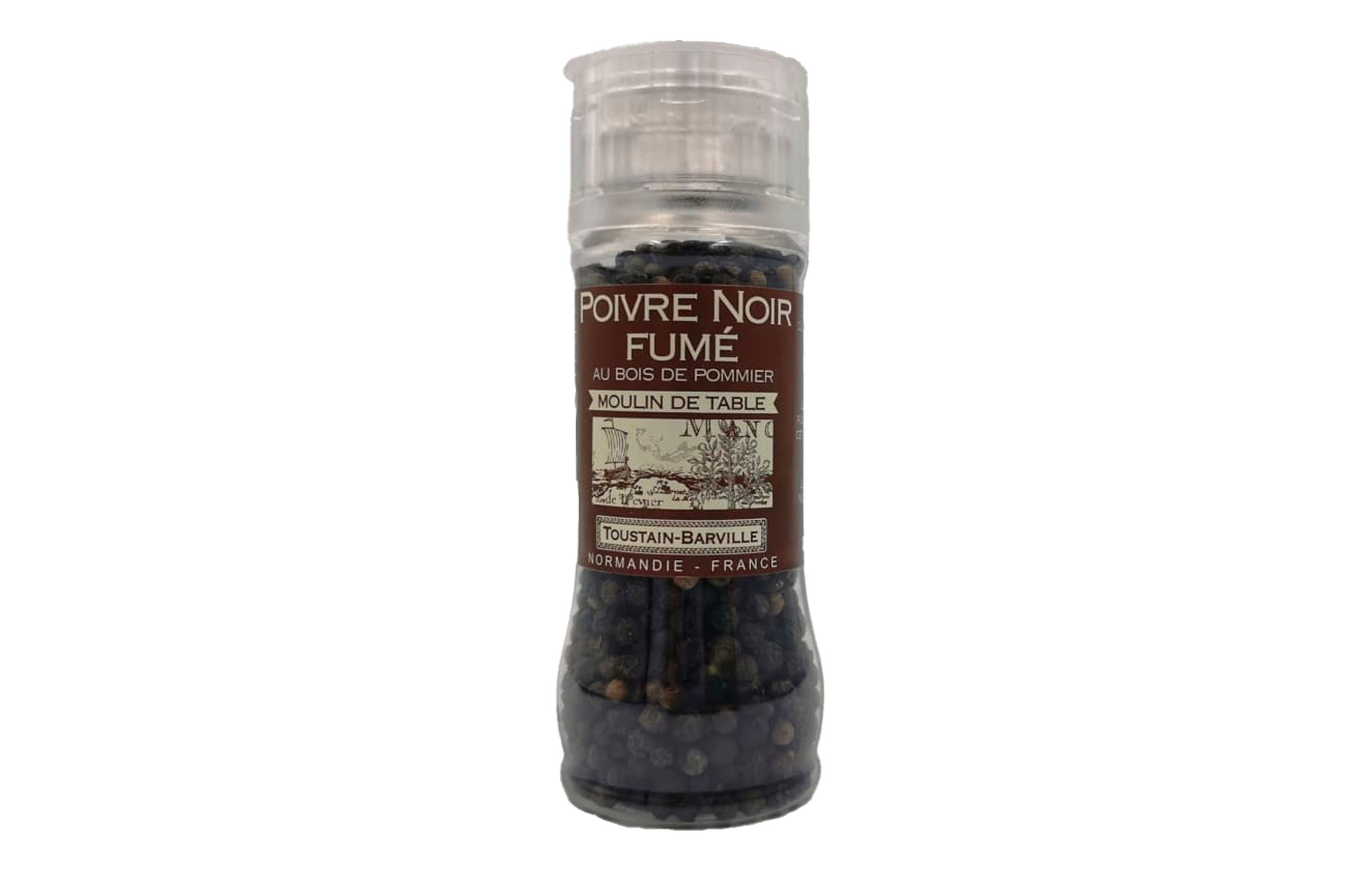 Poivre Noir Fumé au bois de Pommier 45gr (TOUSTAIN BARVILLE)