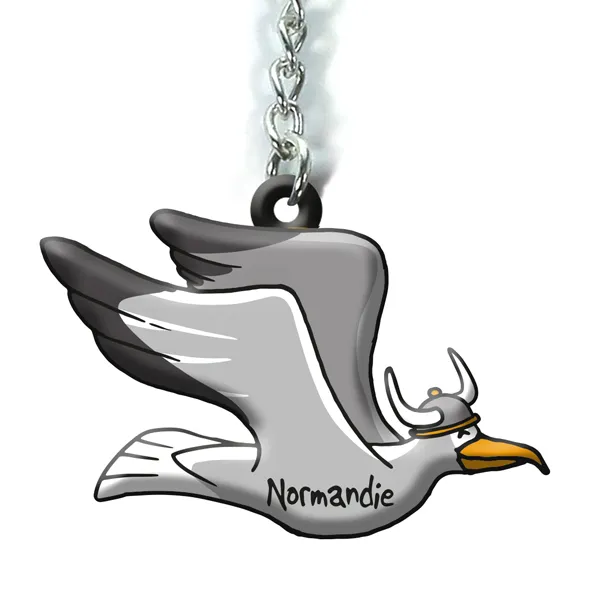 Porte clé 3D "Mouette"