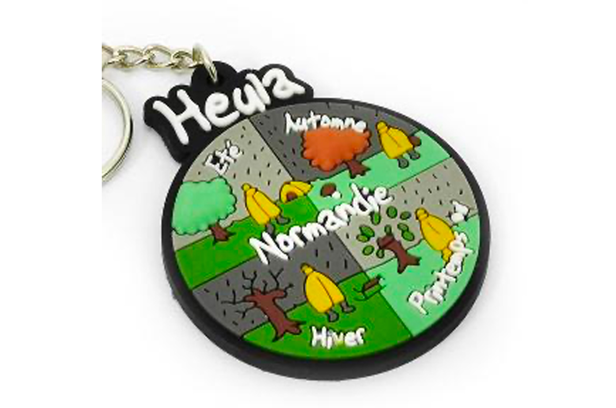 Porte-clé plat Heula "4 saisons"