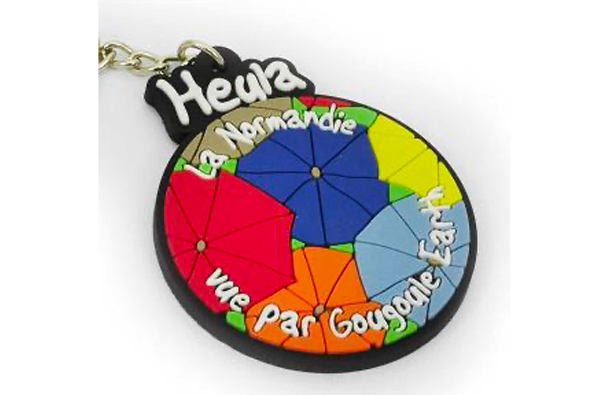 Porte-clé plat Heula "Gougoule"