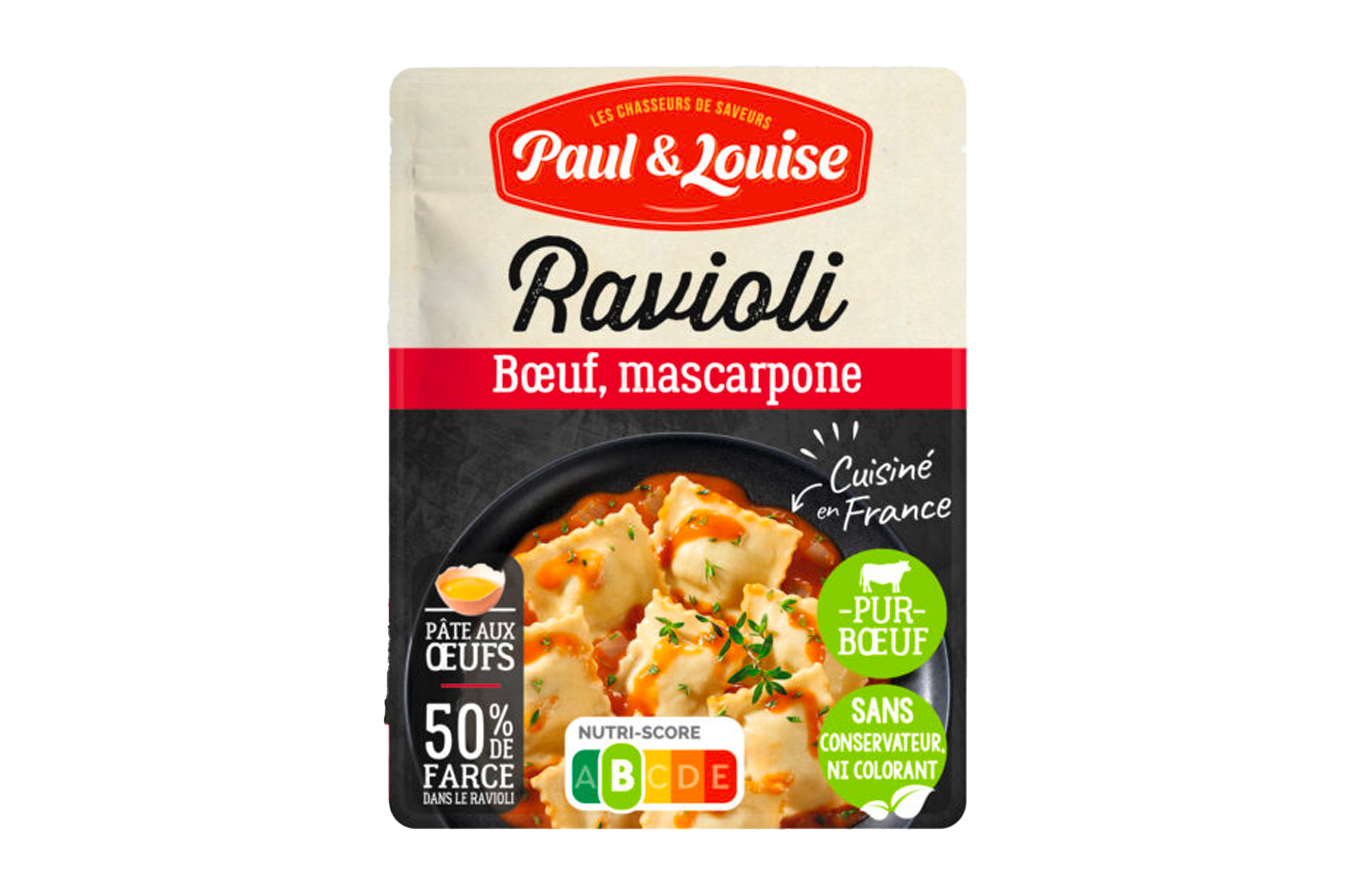 Ravioli bœuf & mascarpone (300g) – Paul et Louise