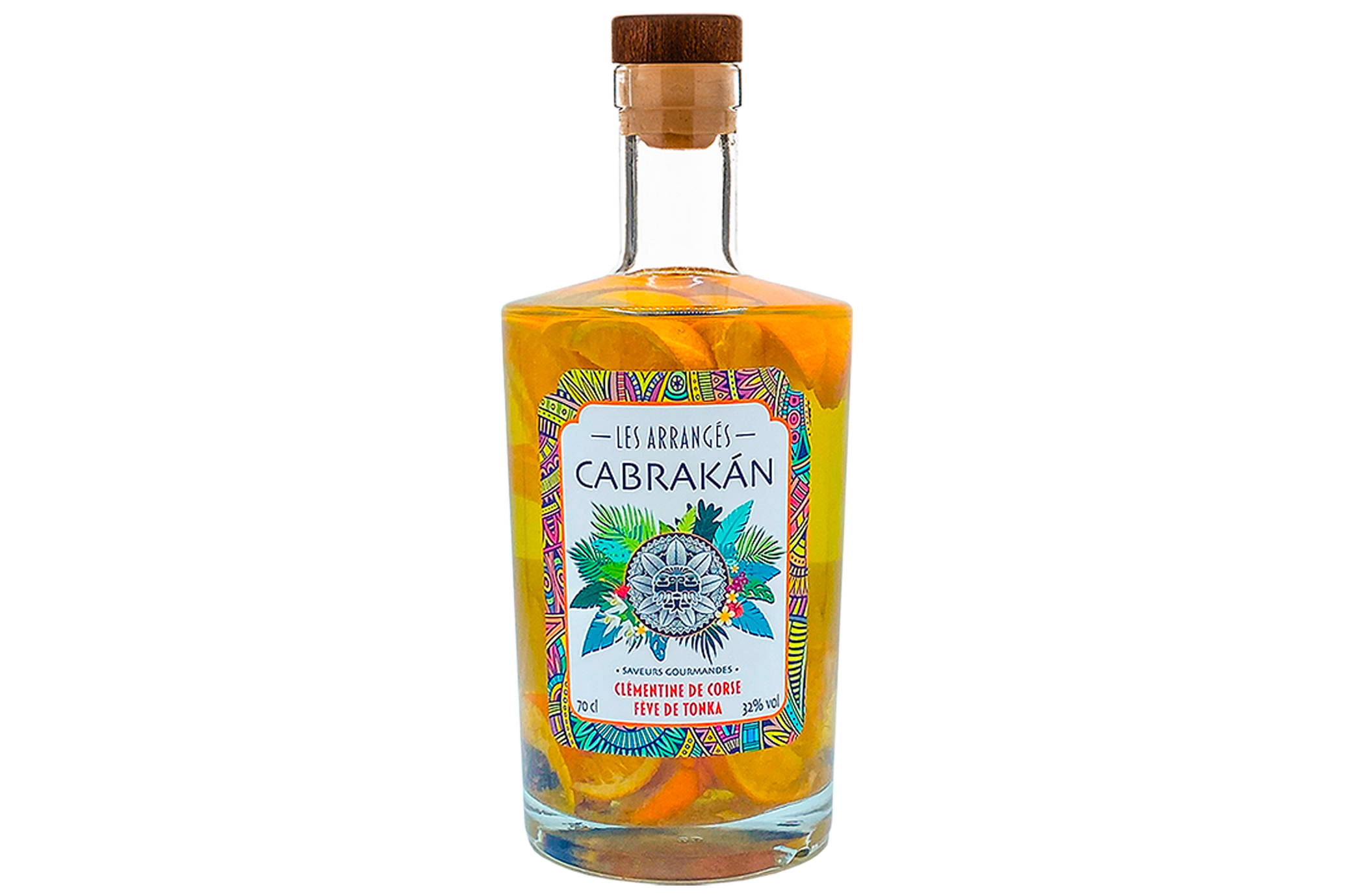 Rhum Arrangé CABRAKAN - Clémentine de Corse - Fève de Tonka 70CL