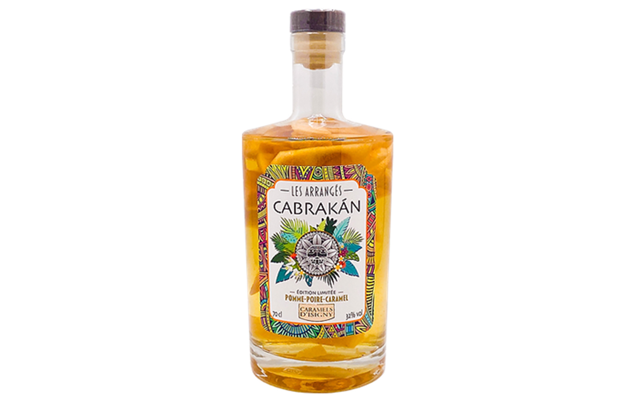 Rhum Arrangé CABRAKAN - Pomme-Poire Caramel d'Isigny 70CL