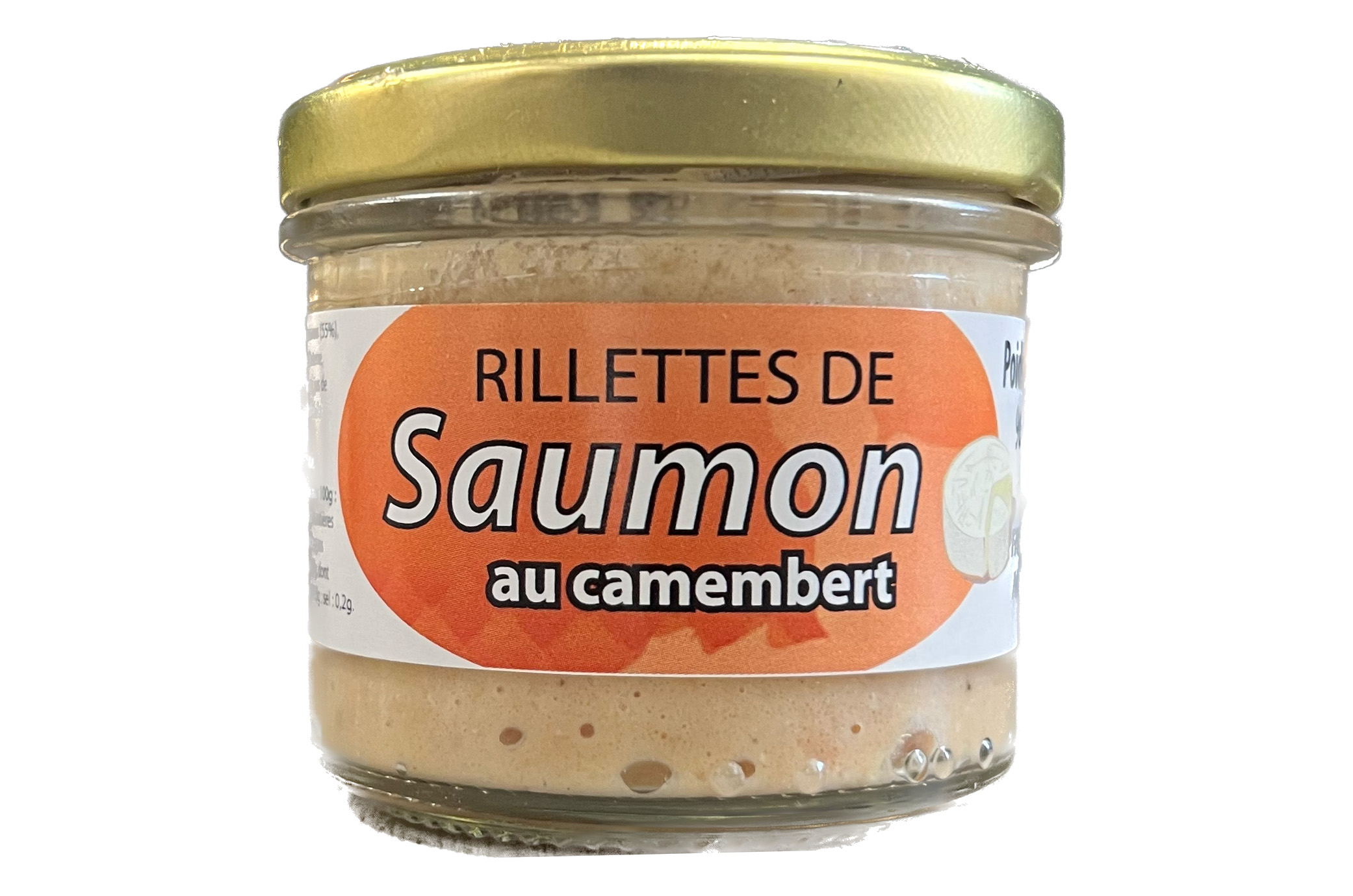 Rillette de saumon au camembert 90g