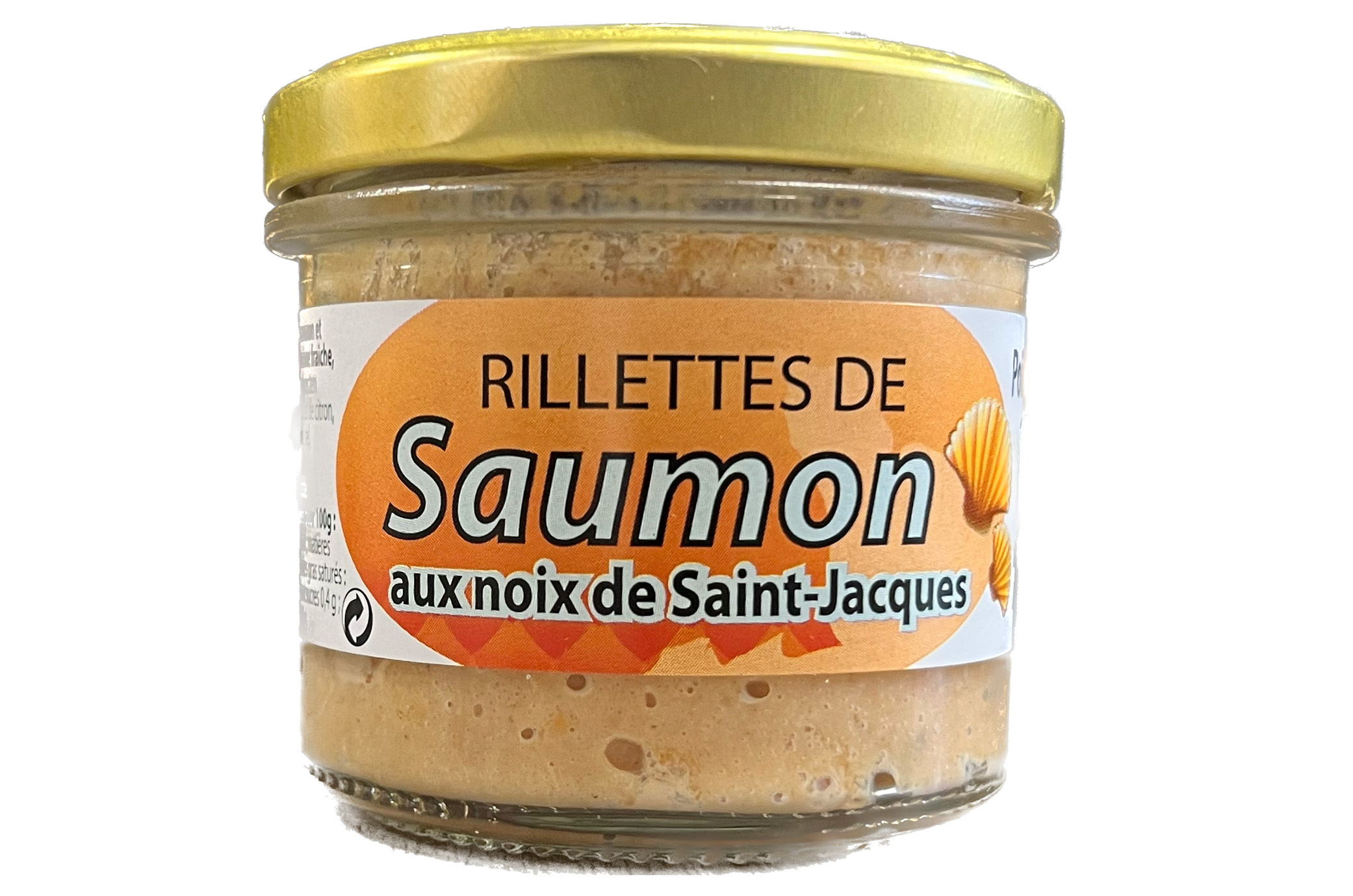 Rillette de saumon au noix de Saint Jacques 90g