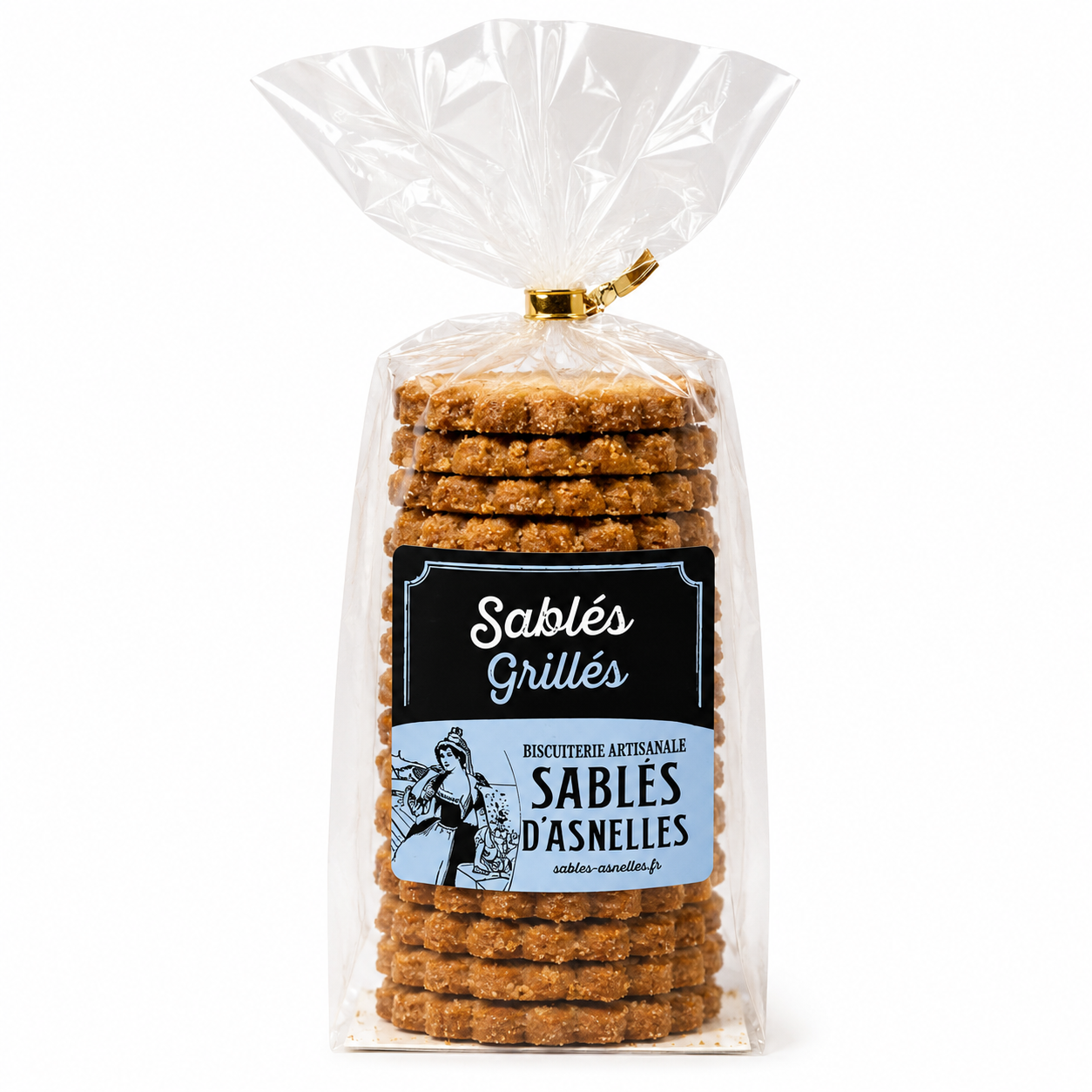 Sachet de sablés grillés 200 g | Les Sablés d’Asnelles