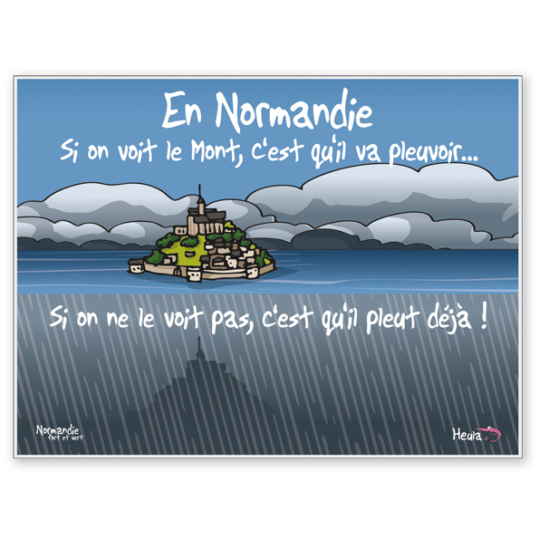 Set de table "Si on voit le Mont"