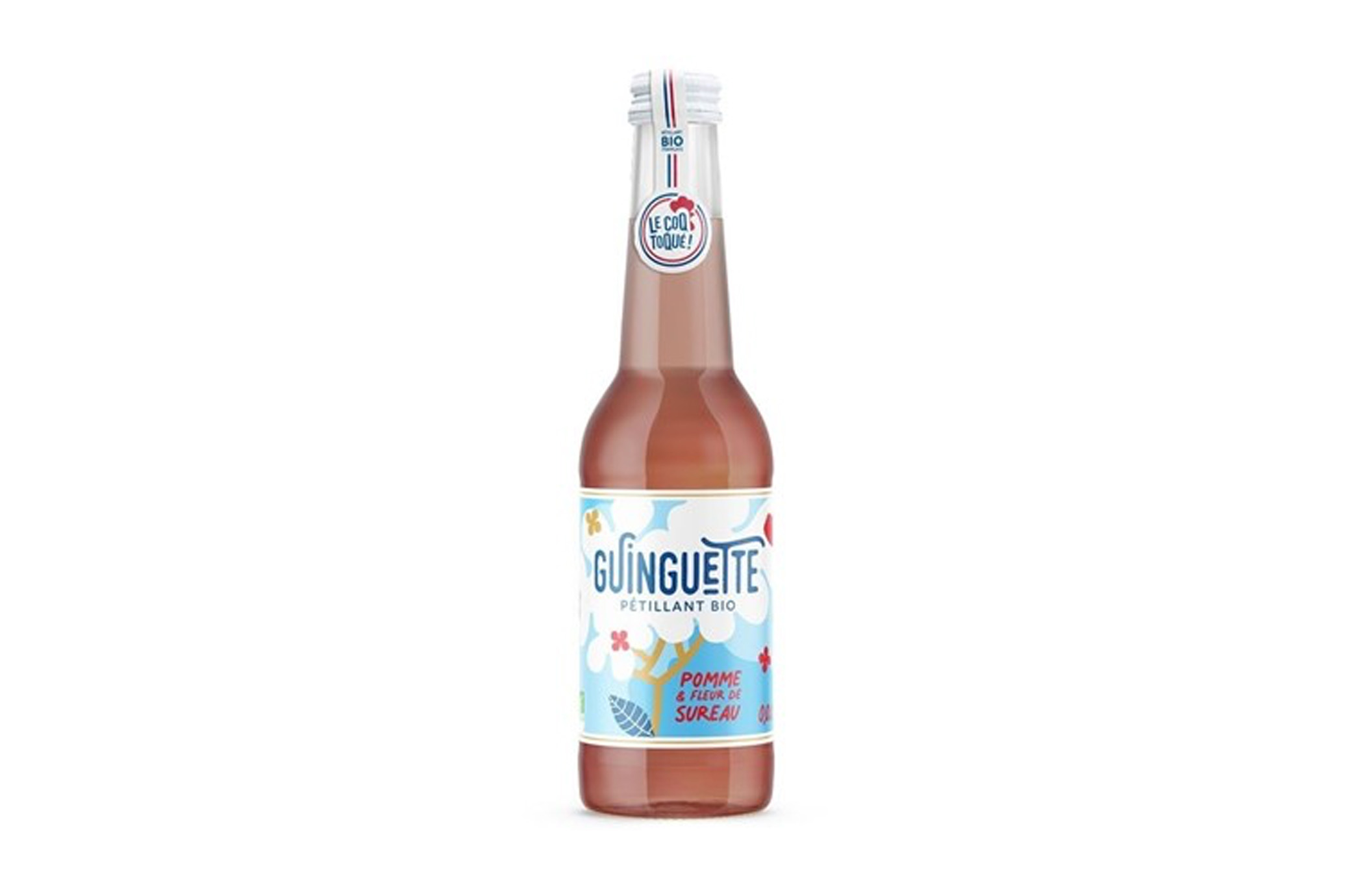 Soda Artisanal Fleur de Sureau Bio – Le Coq Toqué ! – 27,5 cl