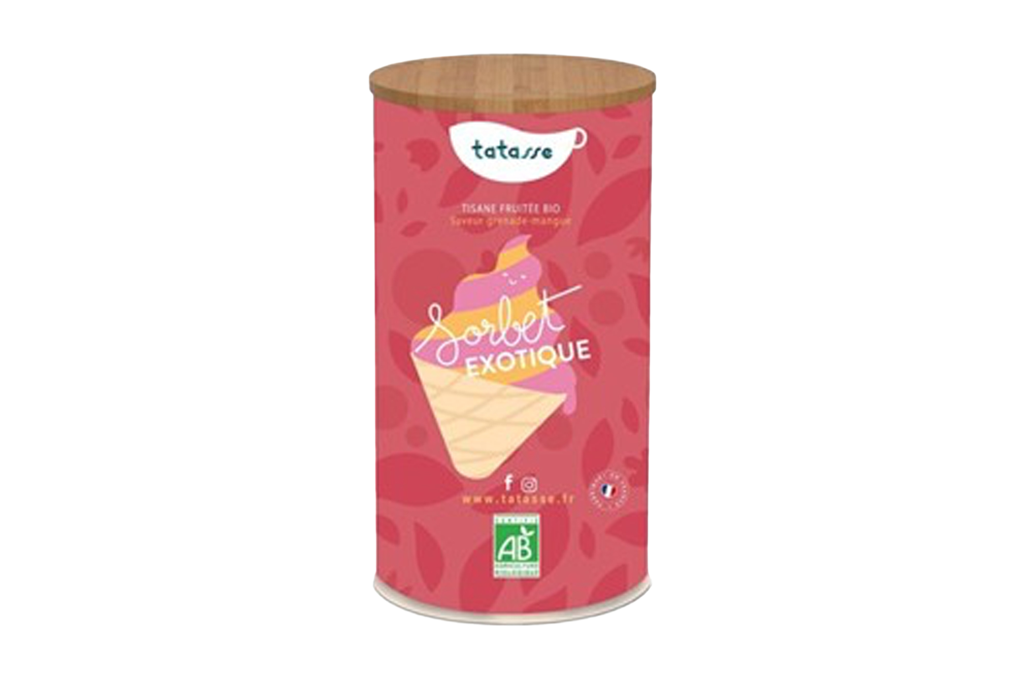 Sorbet Tropical - Tisane fruitée bio saveur Mangue - Abricot - Pomme 100g