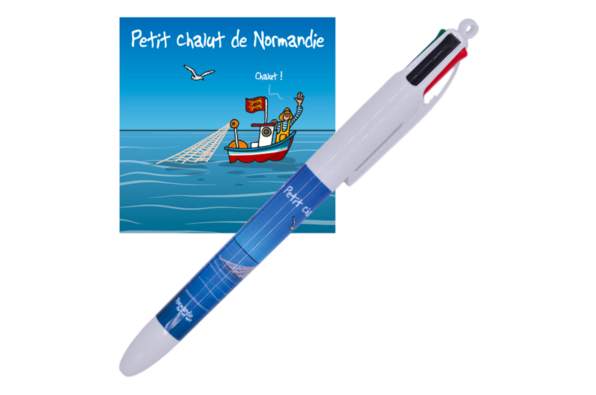 Stylo "Chalut BIC 4 couleurs"