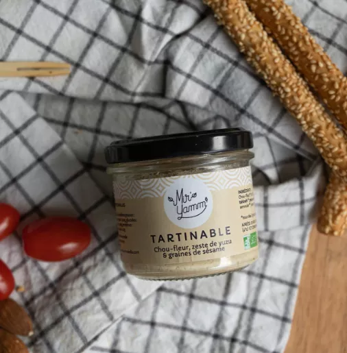 Tartinables Bio Chou fleur zeste de yuzu Graines de sésame 100g