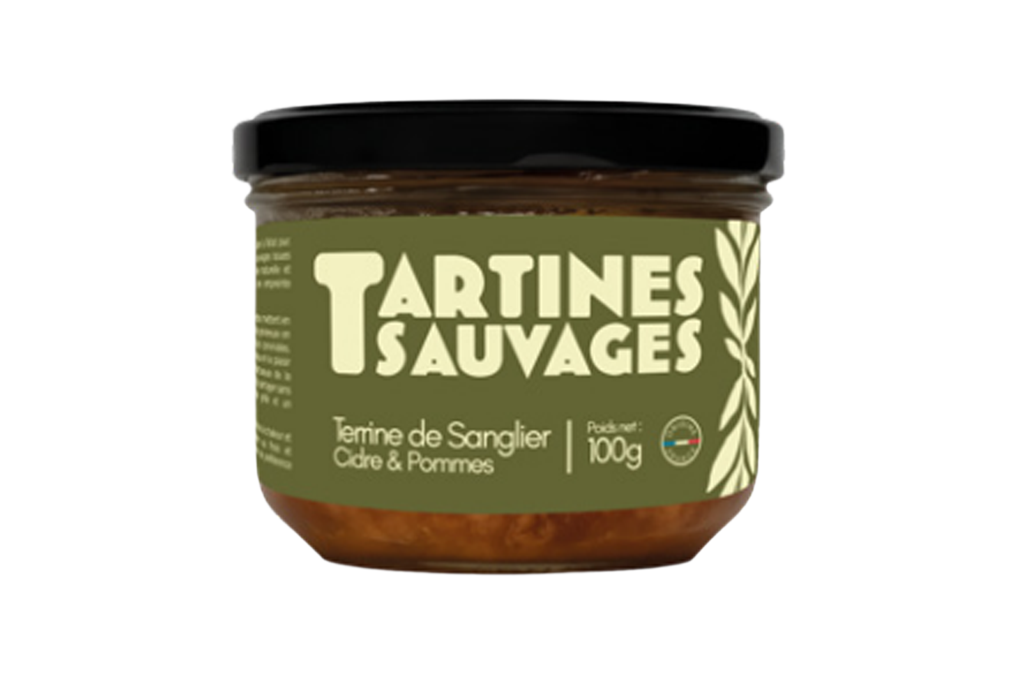 TERRINE DE SANGLIER CIDRE ET POMMES 100g