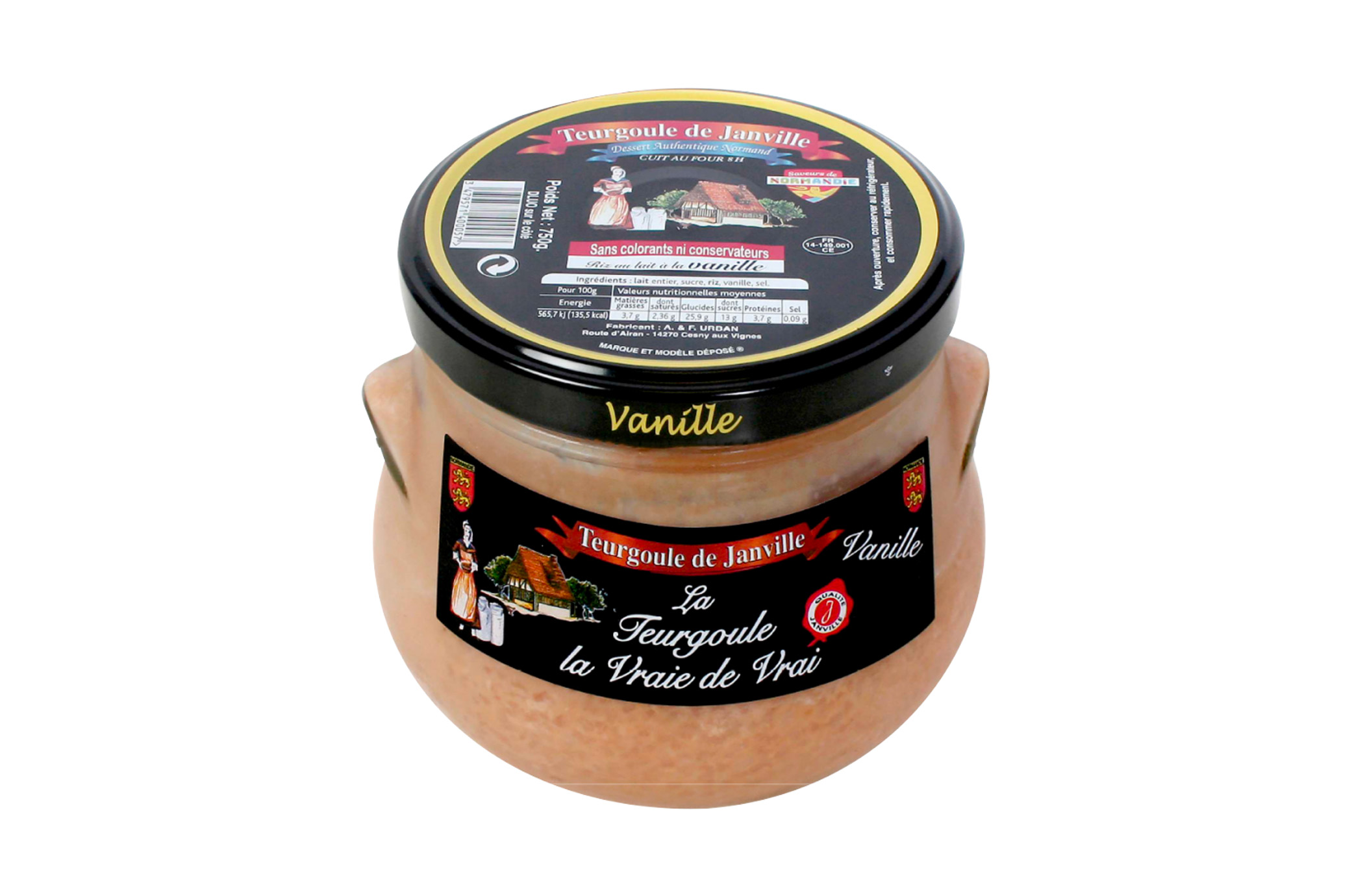 Teurgoule JANVILLE Vanille 750g