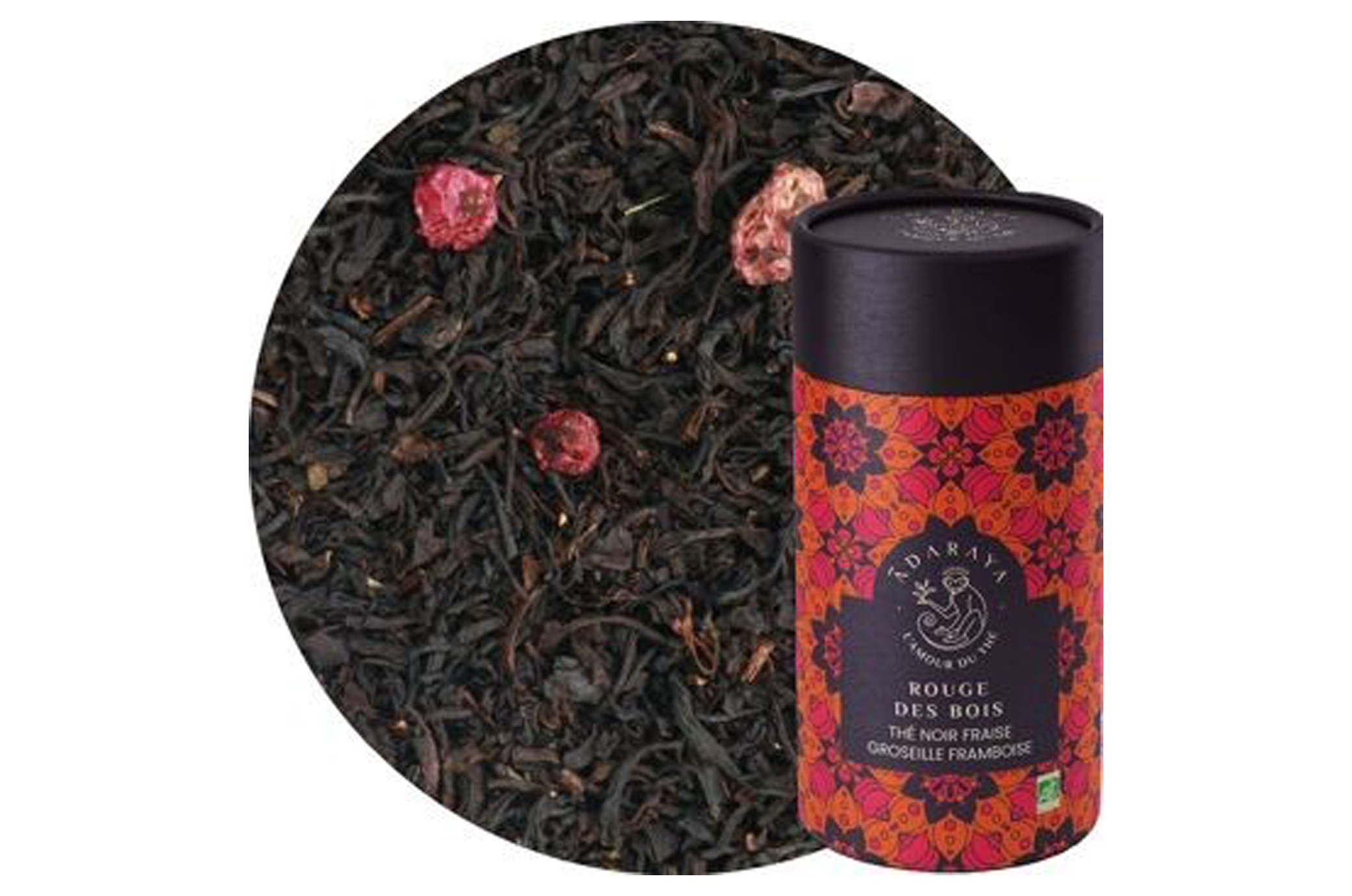 Thé noir bio Rouge des Bois boîte premium 100g