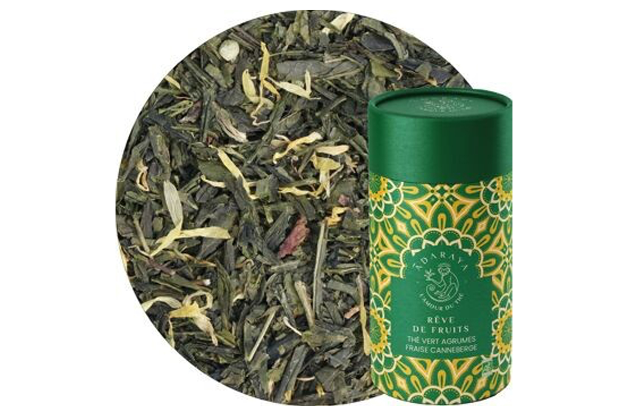 Thé Vert bio Rêve de Fruits - Boîte premium 100g